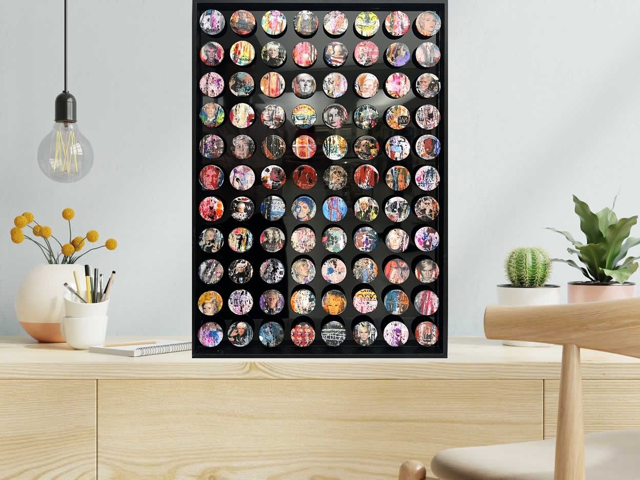 Tableau de THIERRY RASINE a pour titre  Andy style street pop art dim : THIERRY RASINEprix:1600