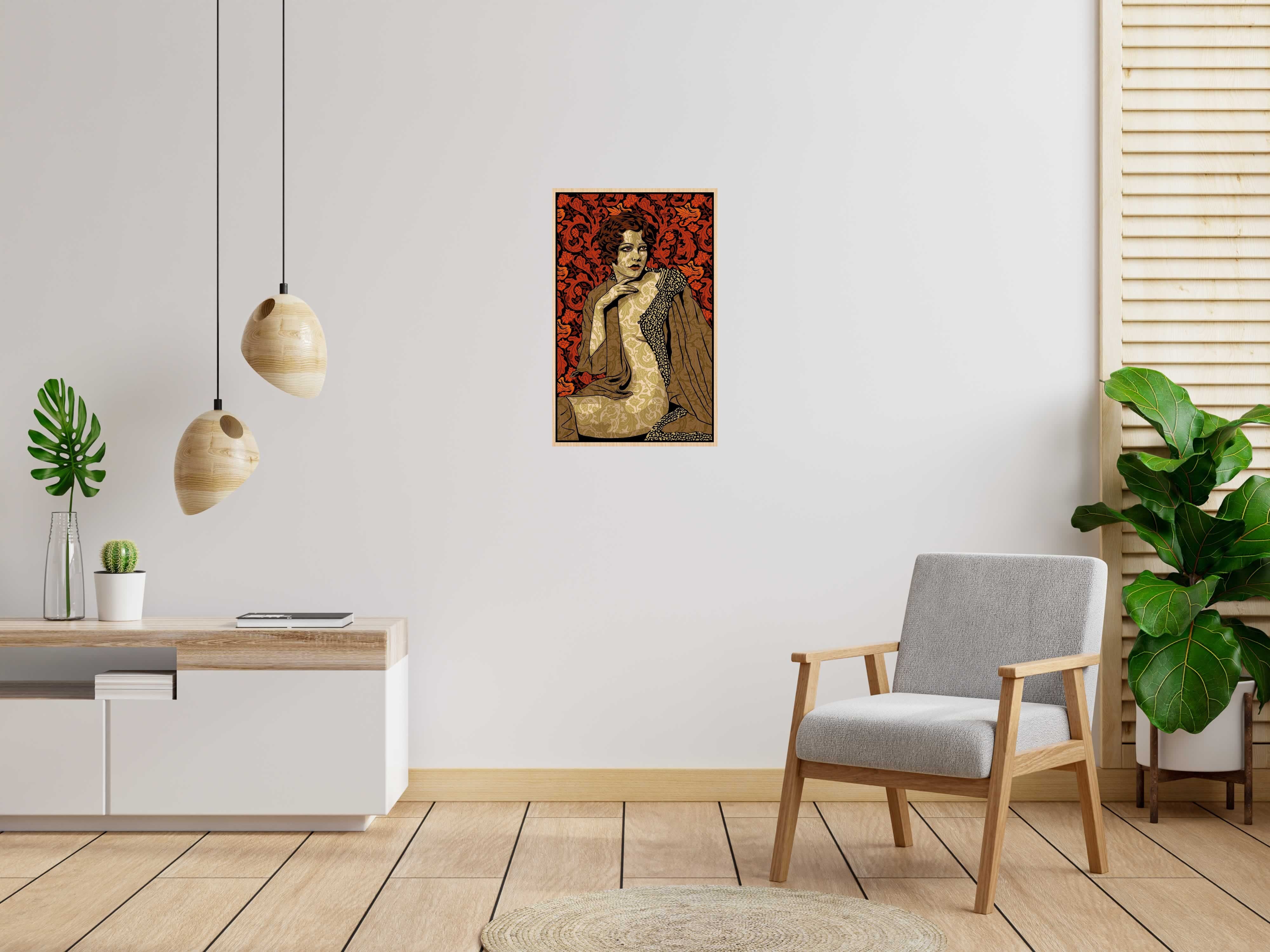 Editions d'art de CHUCK SPERRY a pour titre  PSEUDEA WOOD PANEL style expo chuck dim : CHUCK SPERRYprix:2150