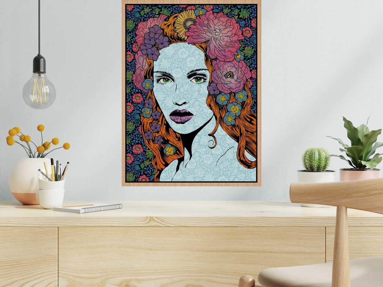Editions d'art de CHUCK SPERRY a pour titre  Beauty WOOD PANEL style expo chuck dim : CHUCK SPERRYprix:2500
