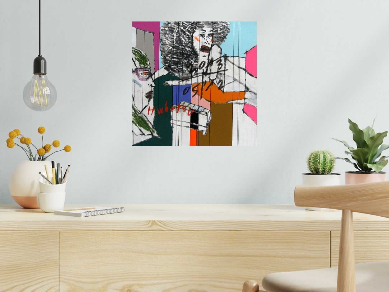 Tableau de ETSUKO a pour titre  SANS TITRE style graphique dim : ETSUKOprix:200