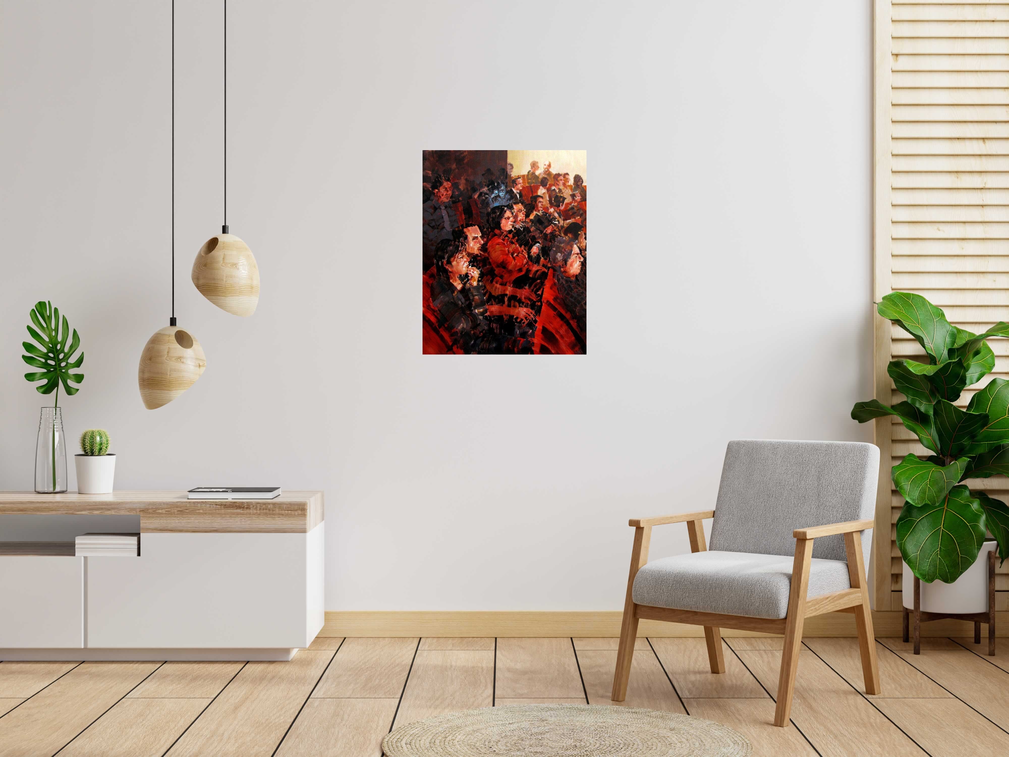 Tableau de HEATON RUDYARD a pour titre  PUBLIC style figuratif dim : HEATON RUDYARDprix:600