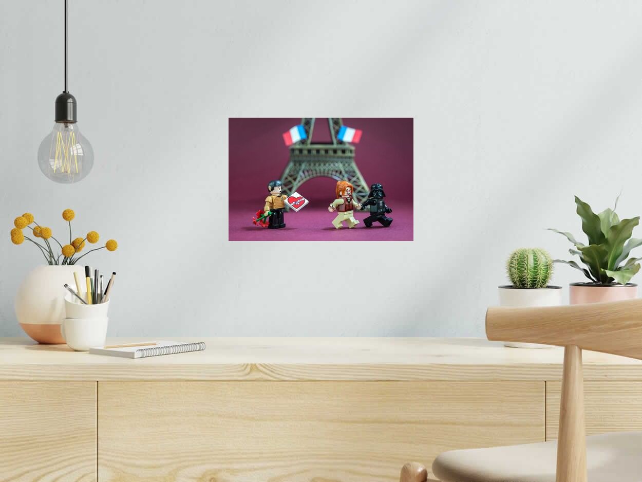 Photo de SAMSOFY a pour titre  I LOVE PARIS style graphique dim : SAMSOFYprix:60