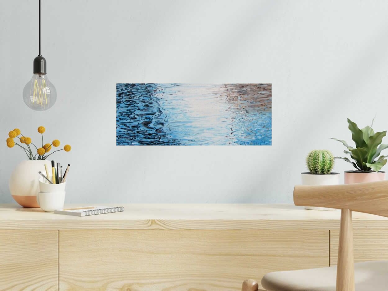 Tableau de ELISE BARAT a pour titre  ONDES VII style no dim : ELISE BARATprix:120