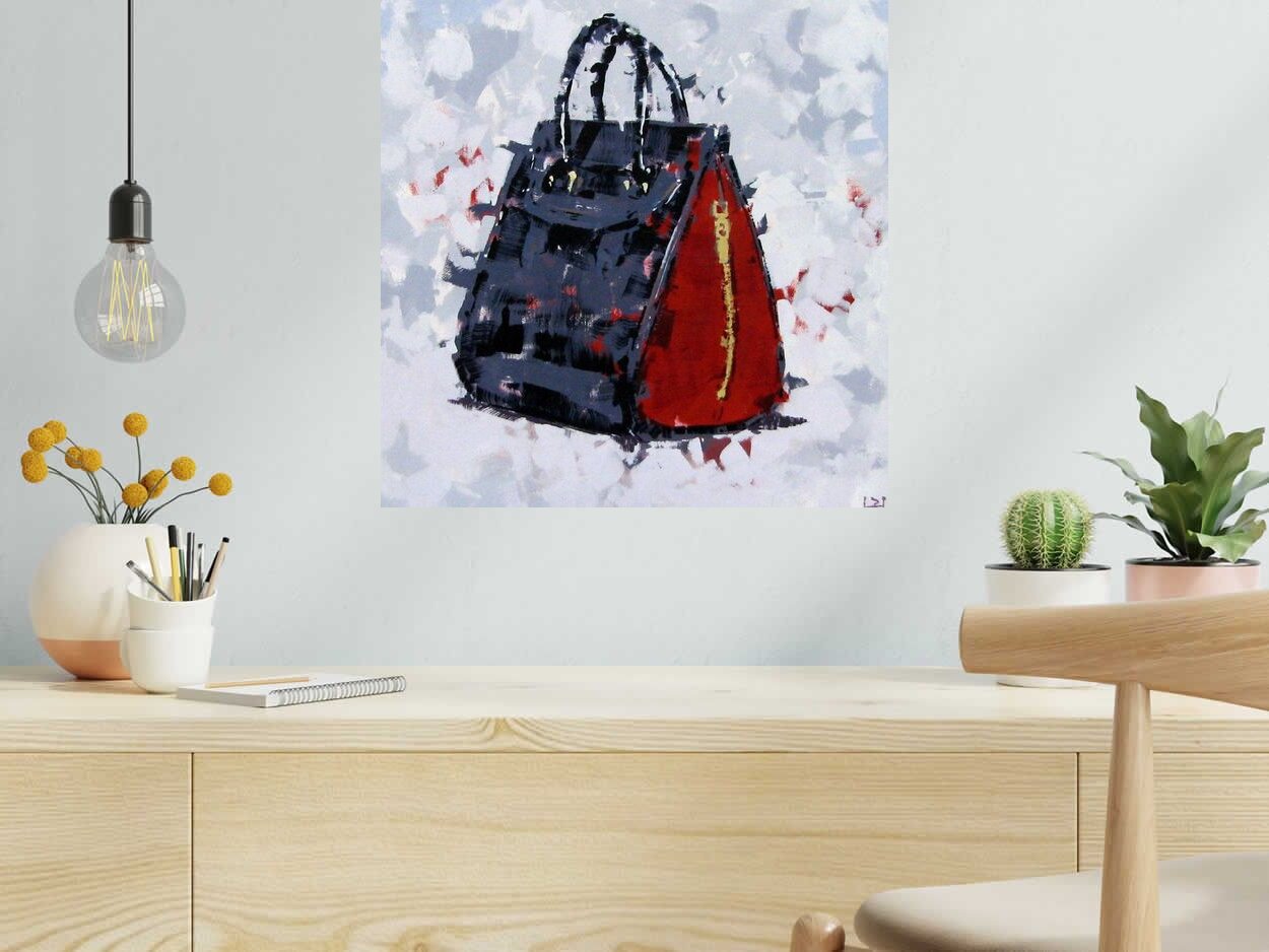 Tableau de HEATON RUDYARD a pour titre  SAC style figuratif dim : HEATON RUDYARDprix:350