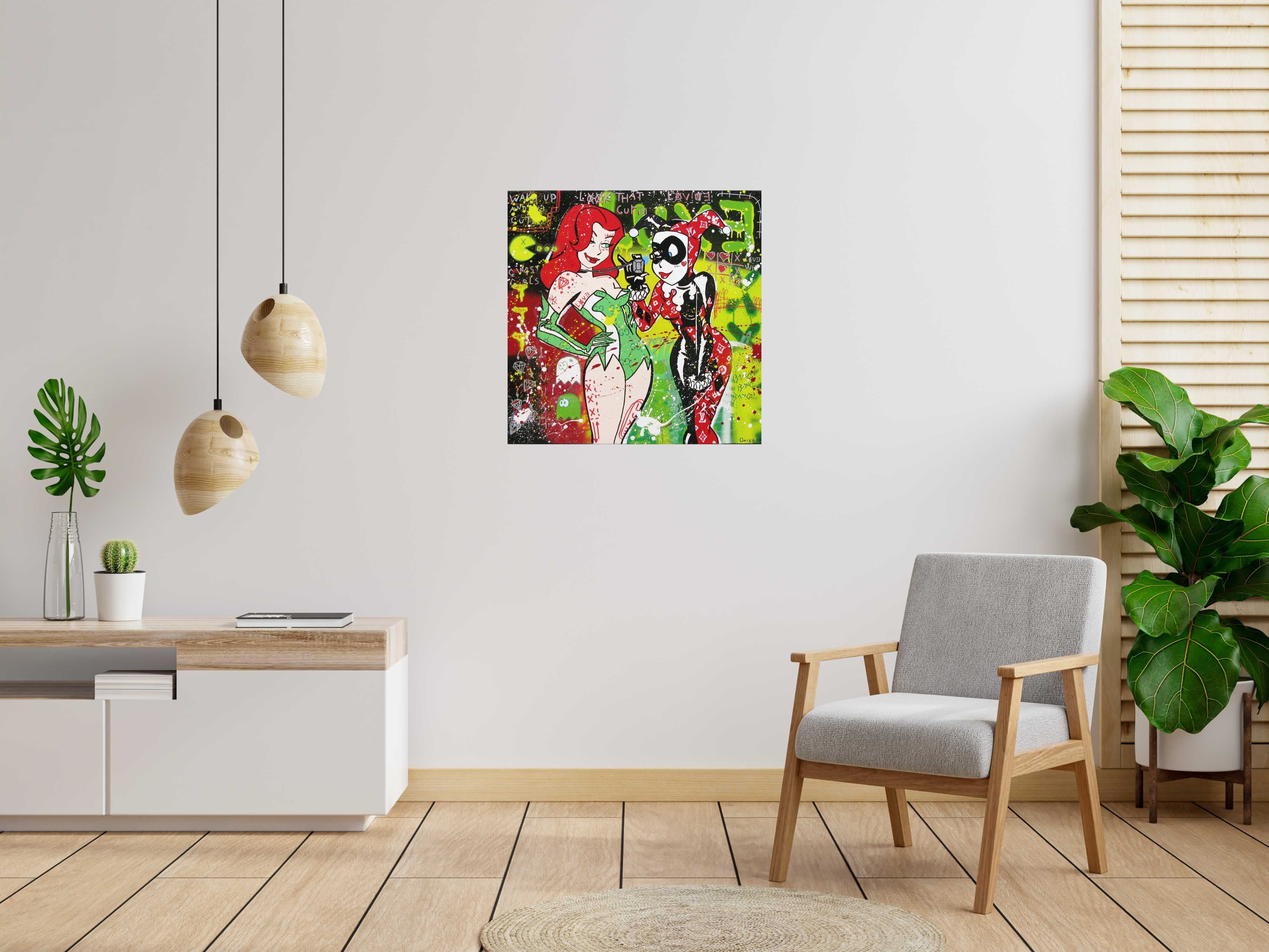 Tableau de ONIZBAR a pour titre  ICE style street pop art, street art dim : ONIZBARprix:550