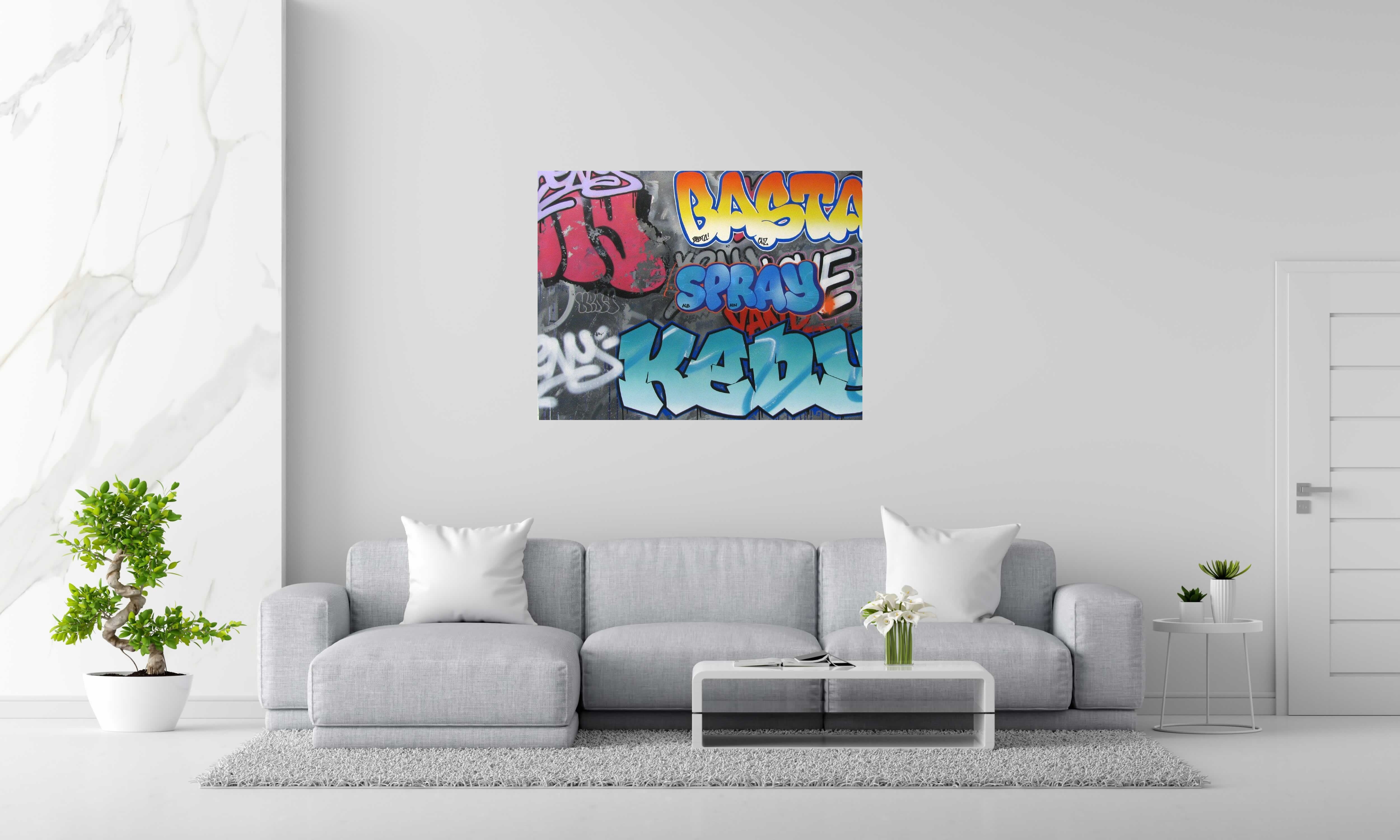 Tableau de KENY a pour titre  VANDAL STYLE style graffiti, street art dim : KENYprix:900