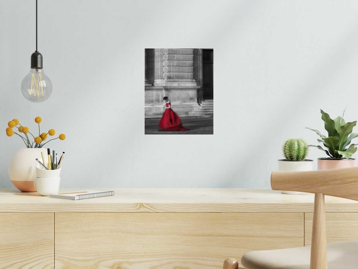 Photo de DOV ADJEDJ a pour titre  LA MARIEE ROUGE style figuratif dim : DOV ADJEDJprix:60