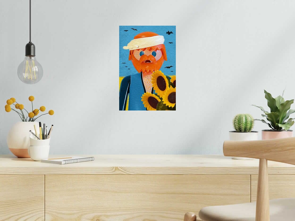 Photo de RICHARD UNGLIK a pour titre  VAN GOGH style graphique dim : RICHARD UNGLIKprix:60