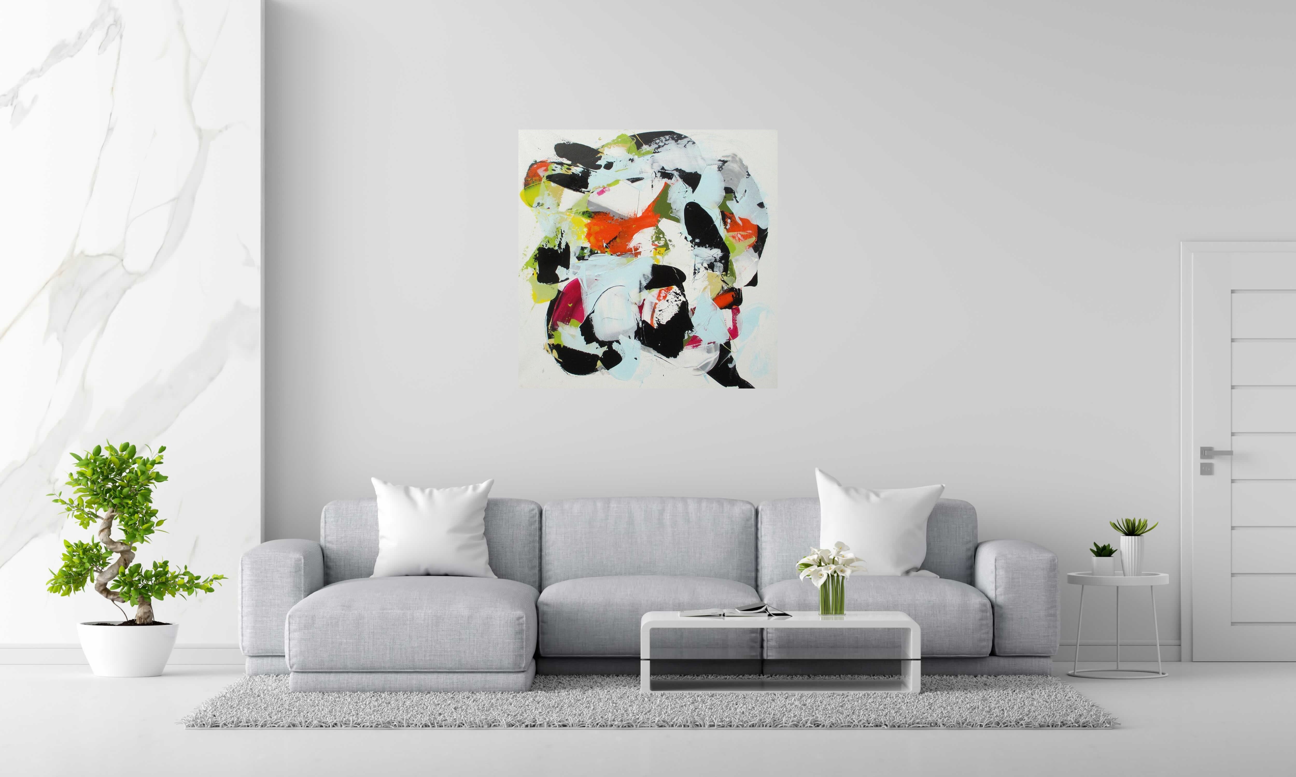 Tableau de CELINE WEBER a pour titre  SPRINGS 2 style abstrait dim : CELINE WEBERprix: