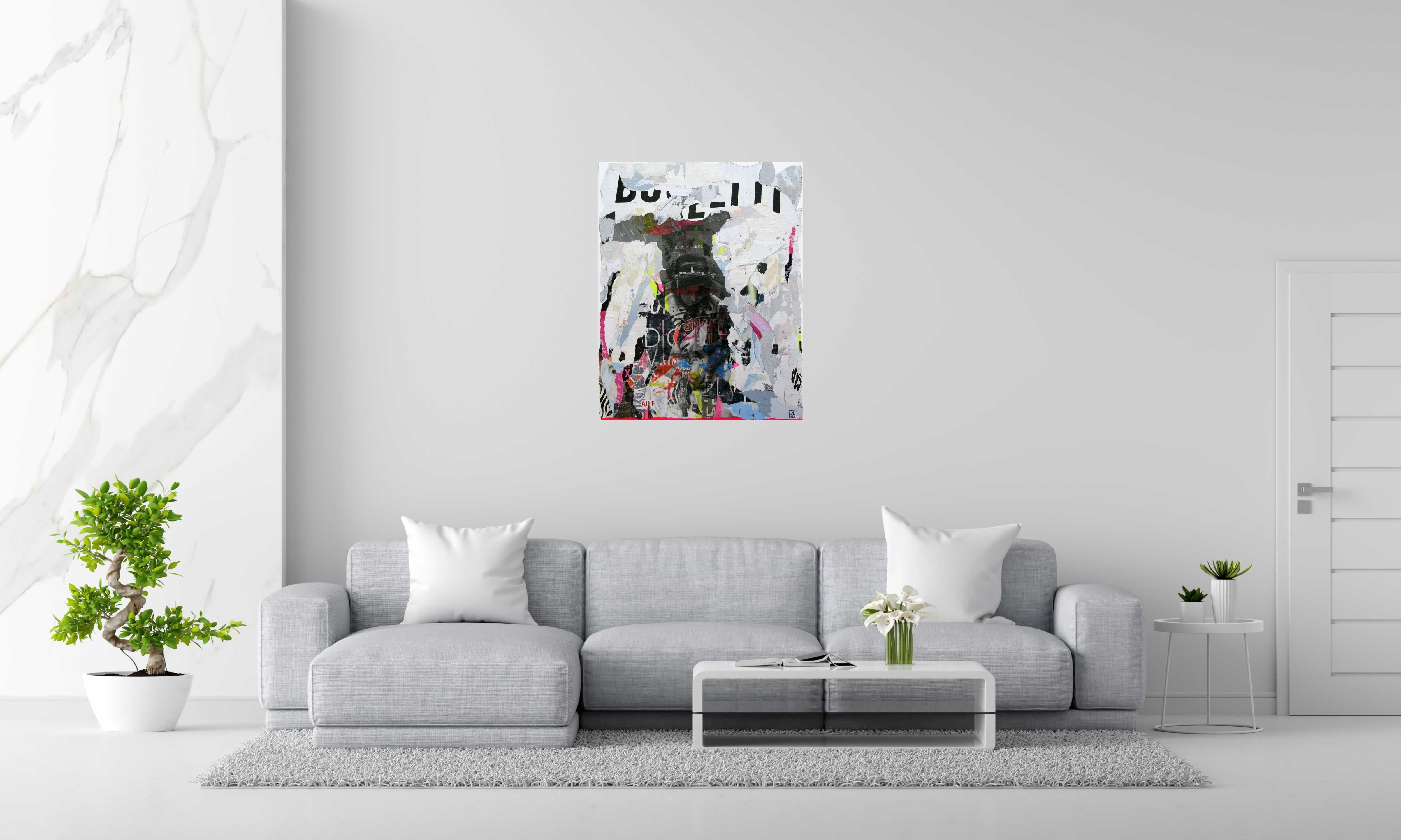 Tableau de LN LE PAPE a pour titre  LA MARIEE style graphique dim : LN LE PAPEprix: