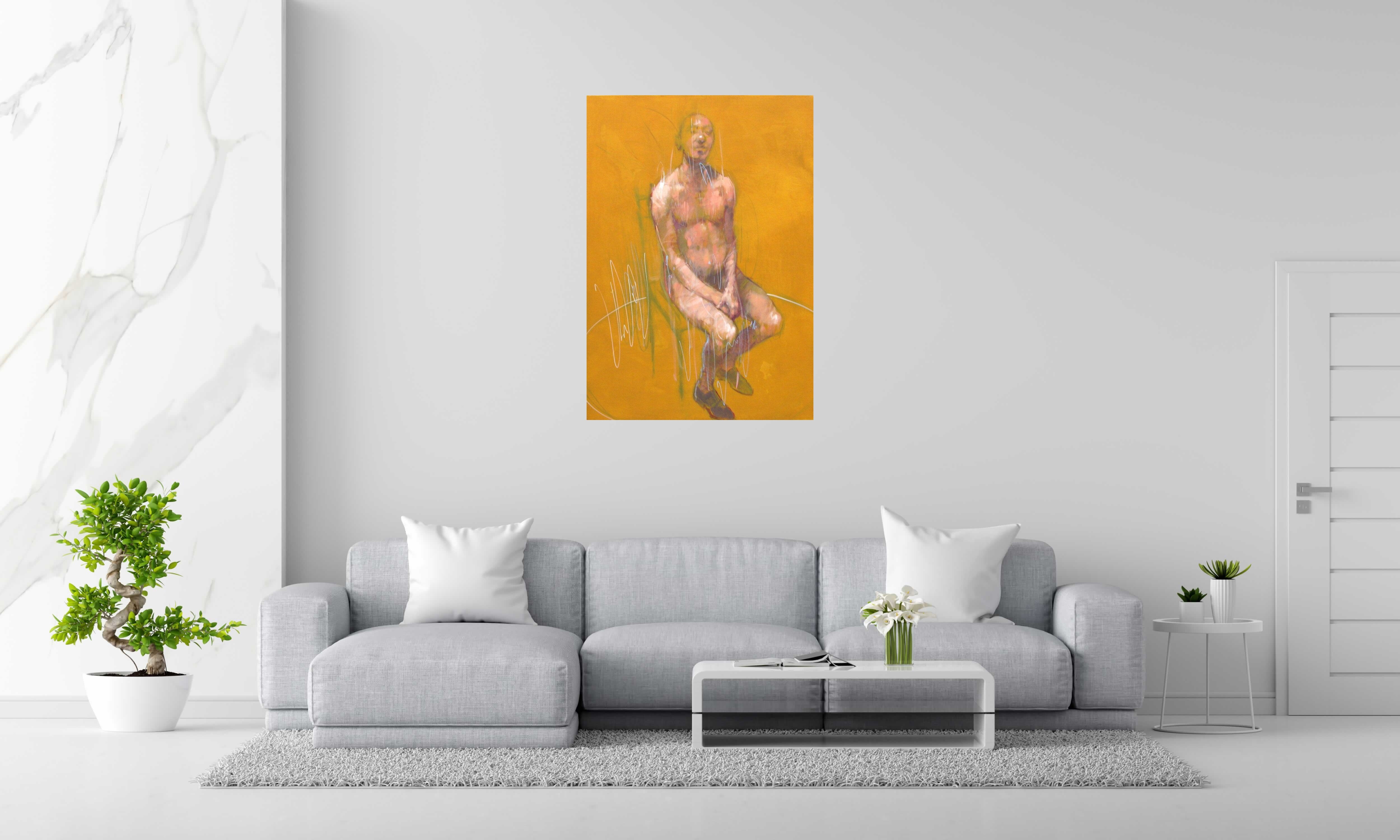 Tableau de MASSEBEUF Olivier a pour titre  IDENTITY 3 style figuratif dim : MASSEBEUF Olivierprix: