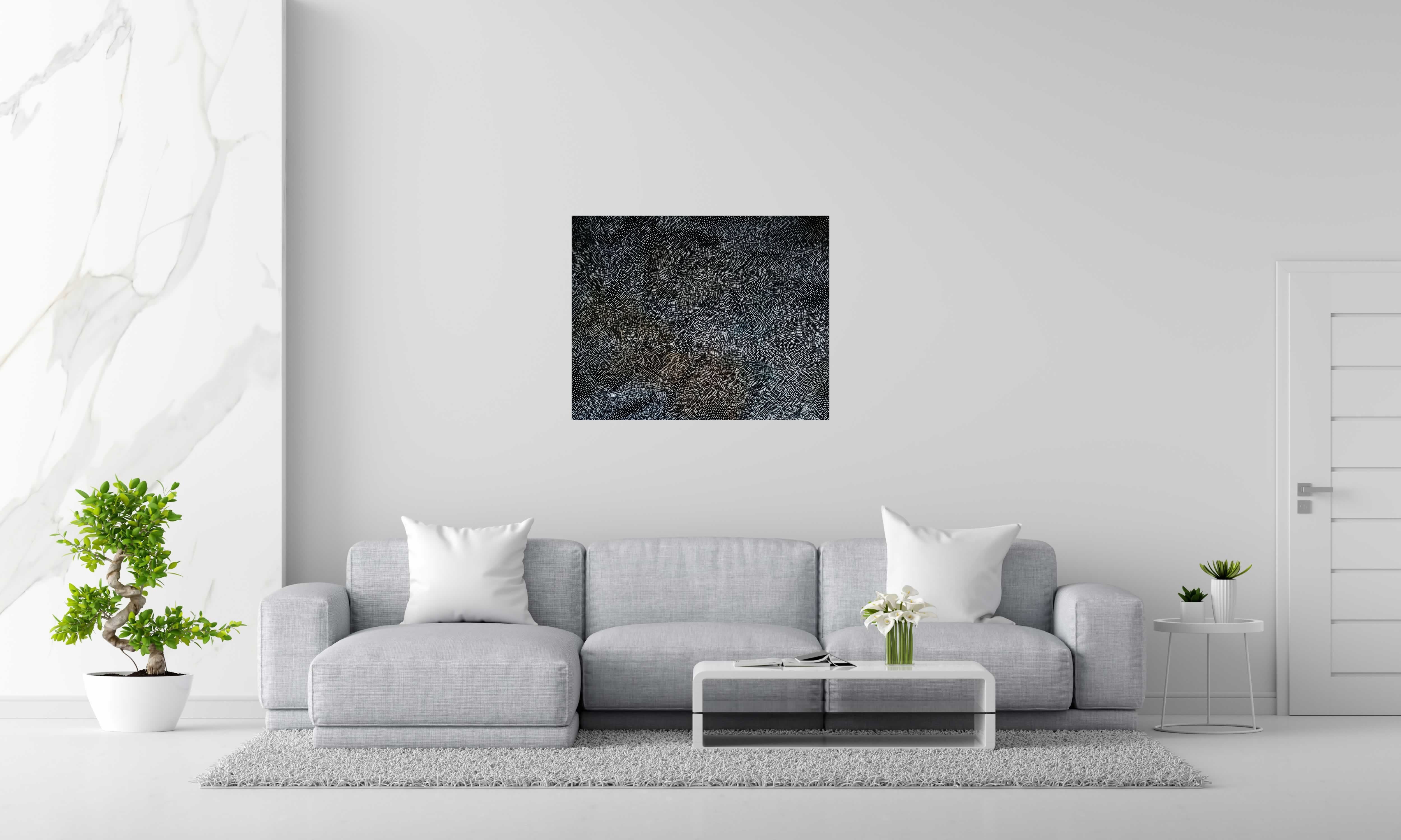 Tableau de NASH a pour titre  NORTH 8 style abstrait dim : NASHprix:600