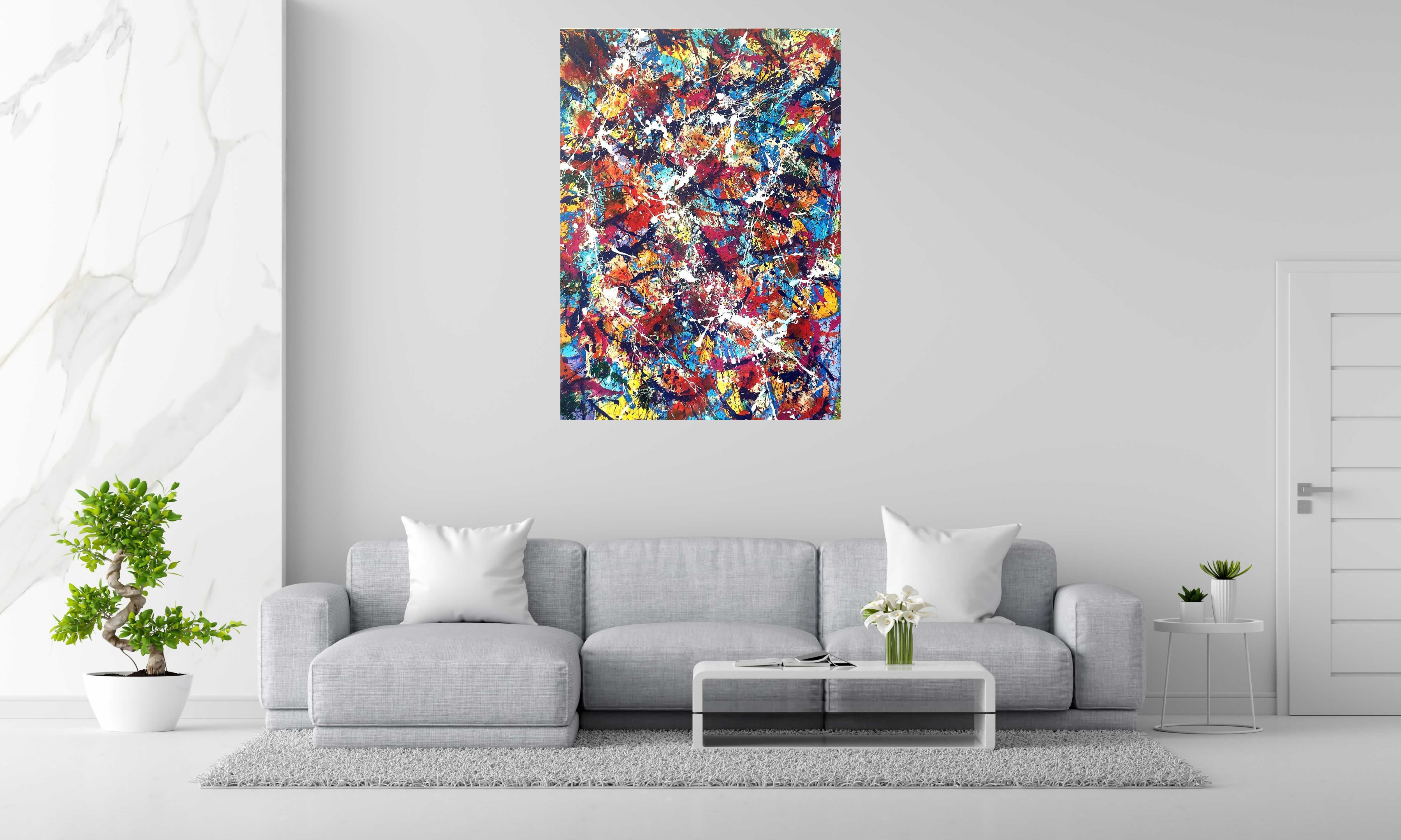 Tableau de STEPHANE RIME a pour titre  NONAME N°15 2020 style abstrait dim : STEPHANE RIMEprix:1350