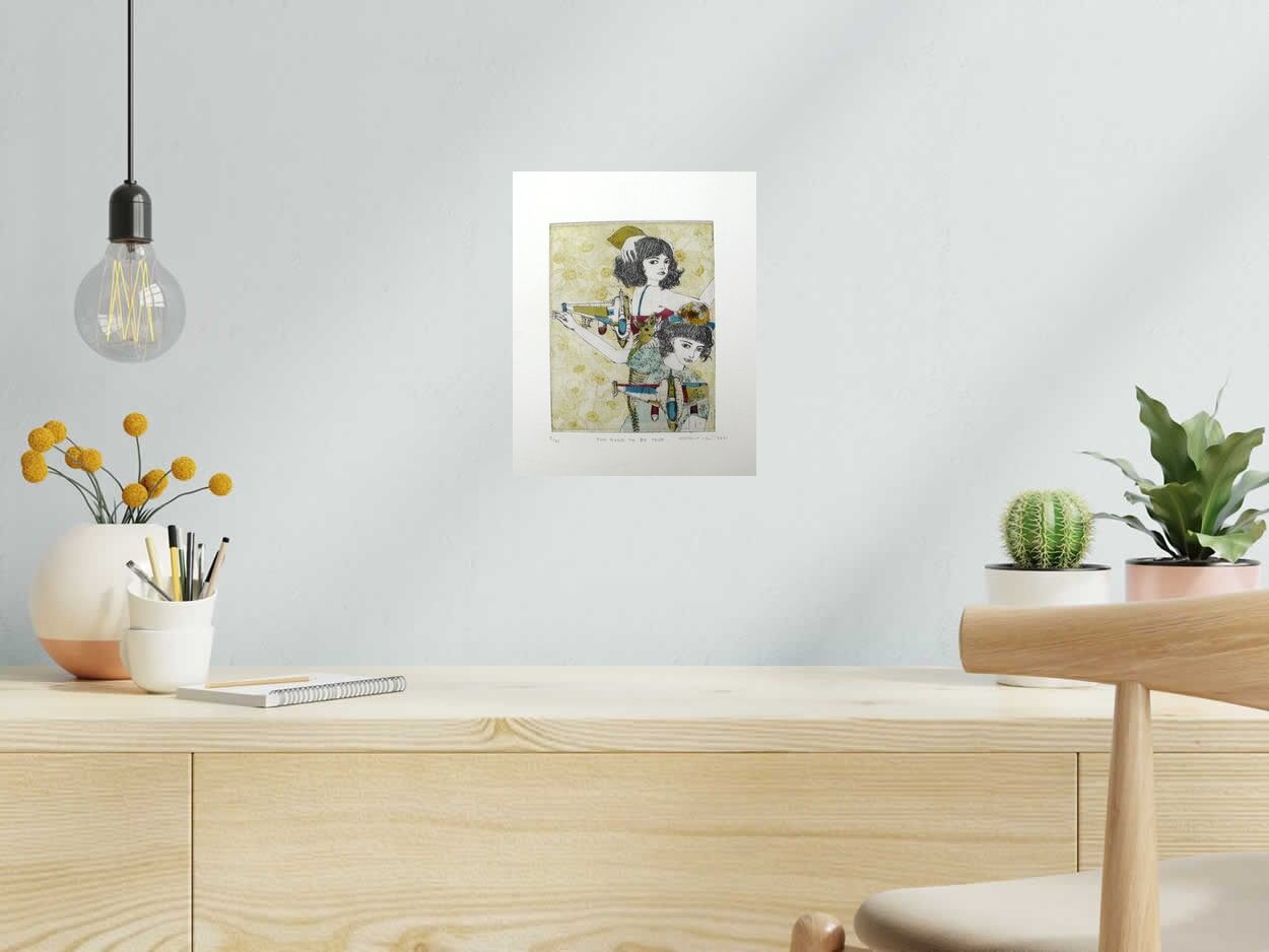 Dessin de ATSUKO ISHII a pour titre  TOO GOOD TO BE TRUE style figuratif dim : ATSUKO ISHIIprix:130