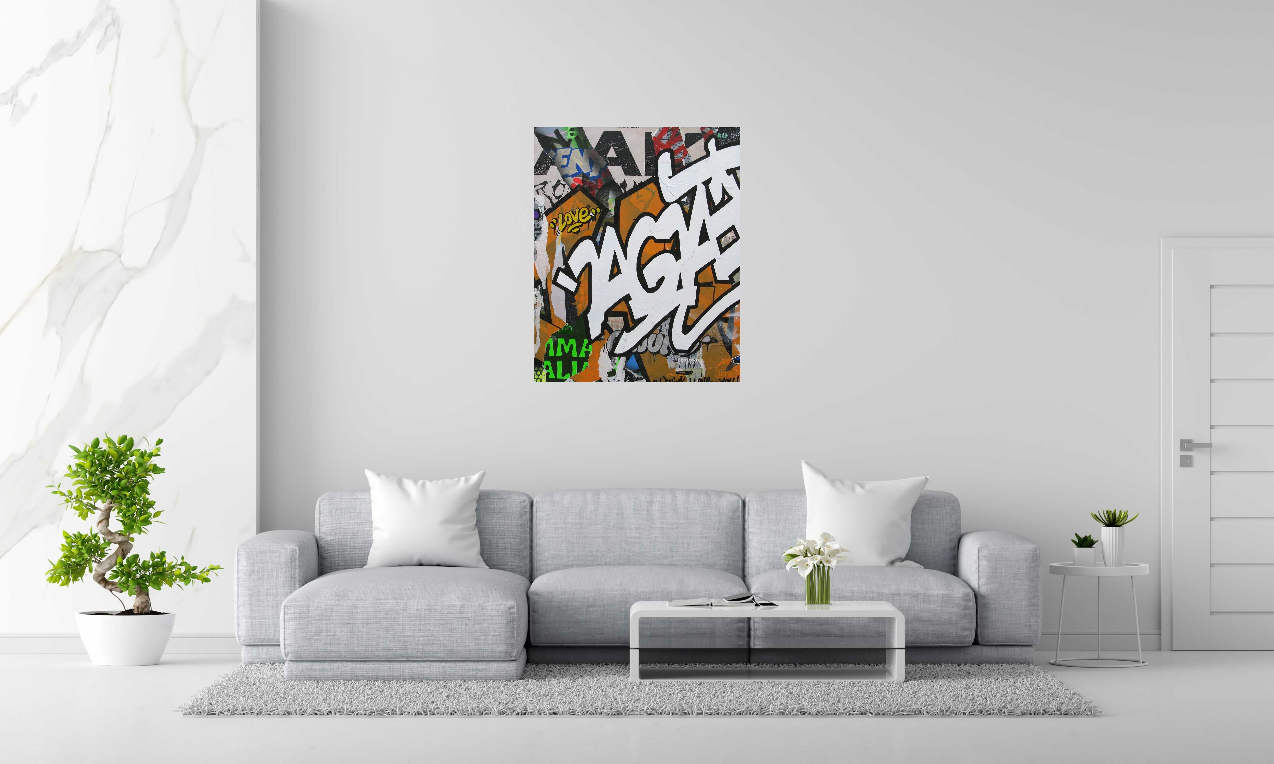 Tableau de KENY a pour titre  COLORAMAX 3 style graffiti, street art dim : KENYprix:700