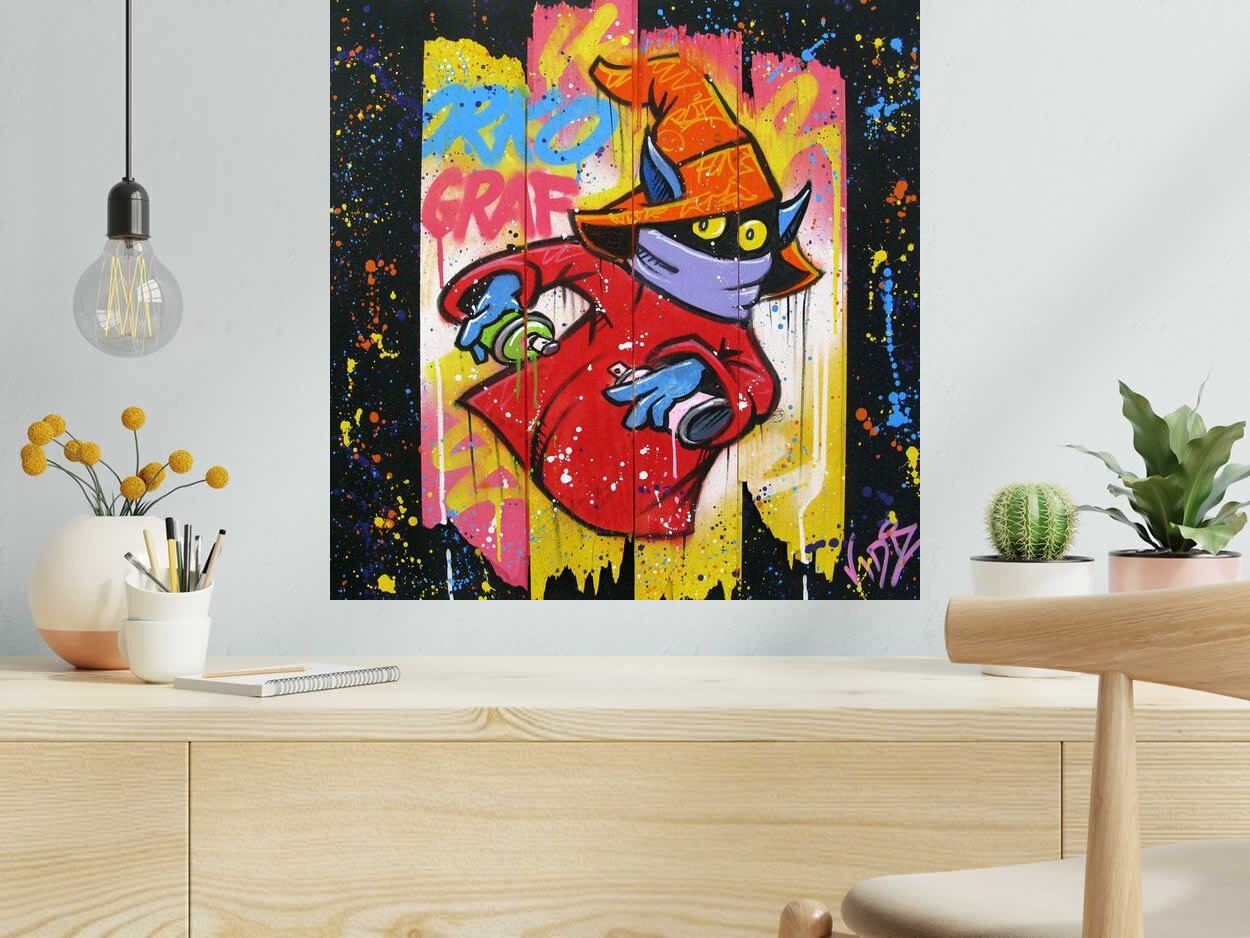 Tableau de VIDIZ a pour titre  ORKO GRAF style graphique dim : VIDIZprix:470