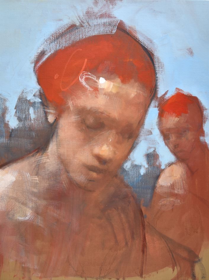 Editions d'art de MASSEBEUF Olivier a pour titre  Il sogno style figuratif dim : MASSEBEUF Olivierprix:70