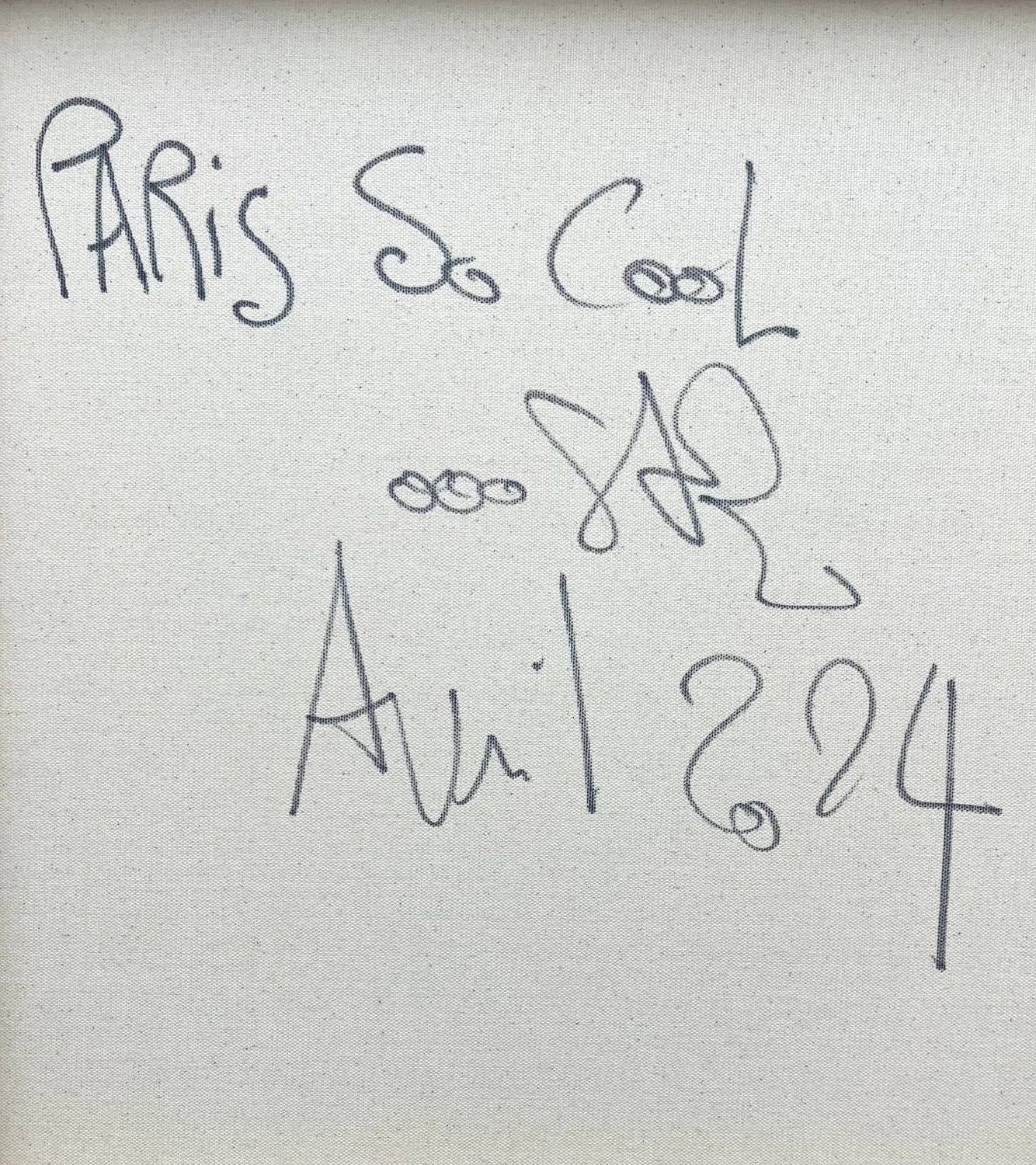 Tableau de RICO SAB a pour titre  Paris so Cool style street pop art, street art dim : RICO SABprix:950