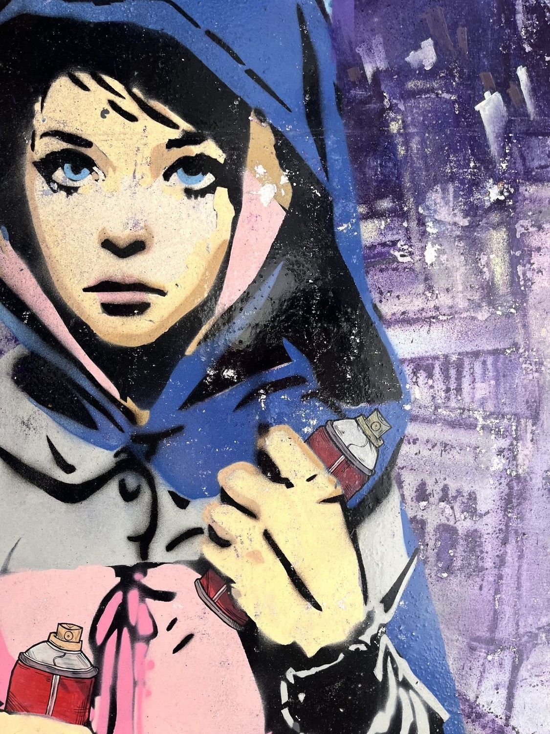 Tableau de Craig & Emer a pour titre  Passion style graffiti, street art dim : Craig & Emerprix:700