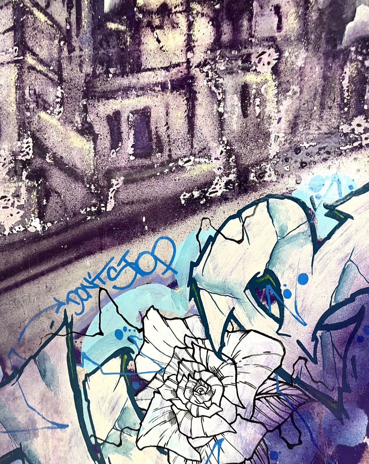 Tableau de Craig & Emer a pour titre  Passion style graffiti, street art dim : Craig & Emerprix:700