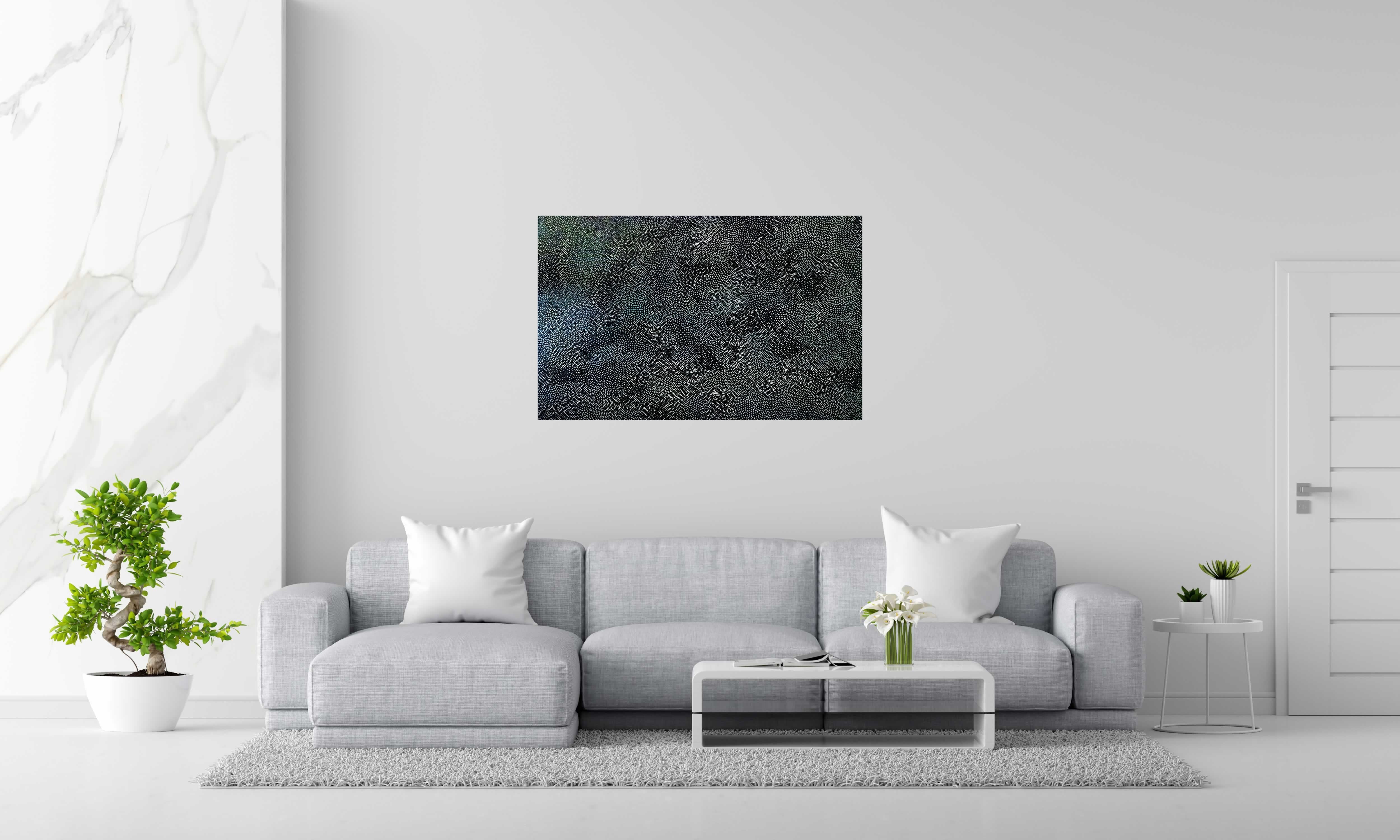 Peinture Dive in de NASH dans un intérieur – 73 × 116 cm