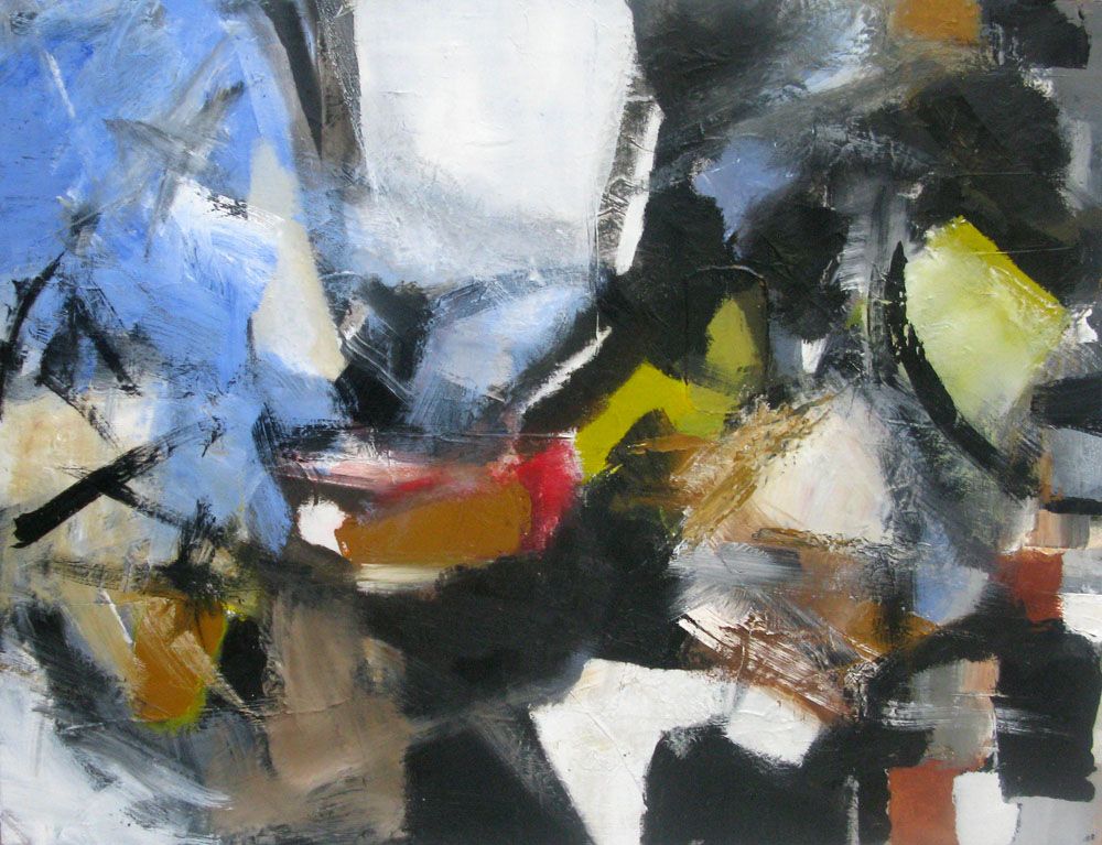 Peinture abstraite grande taille SONGE 10-05 – JM BARROIS – 89 × 116 cm