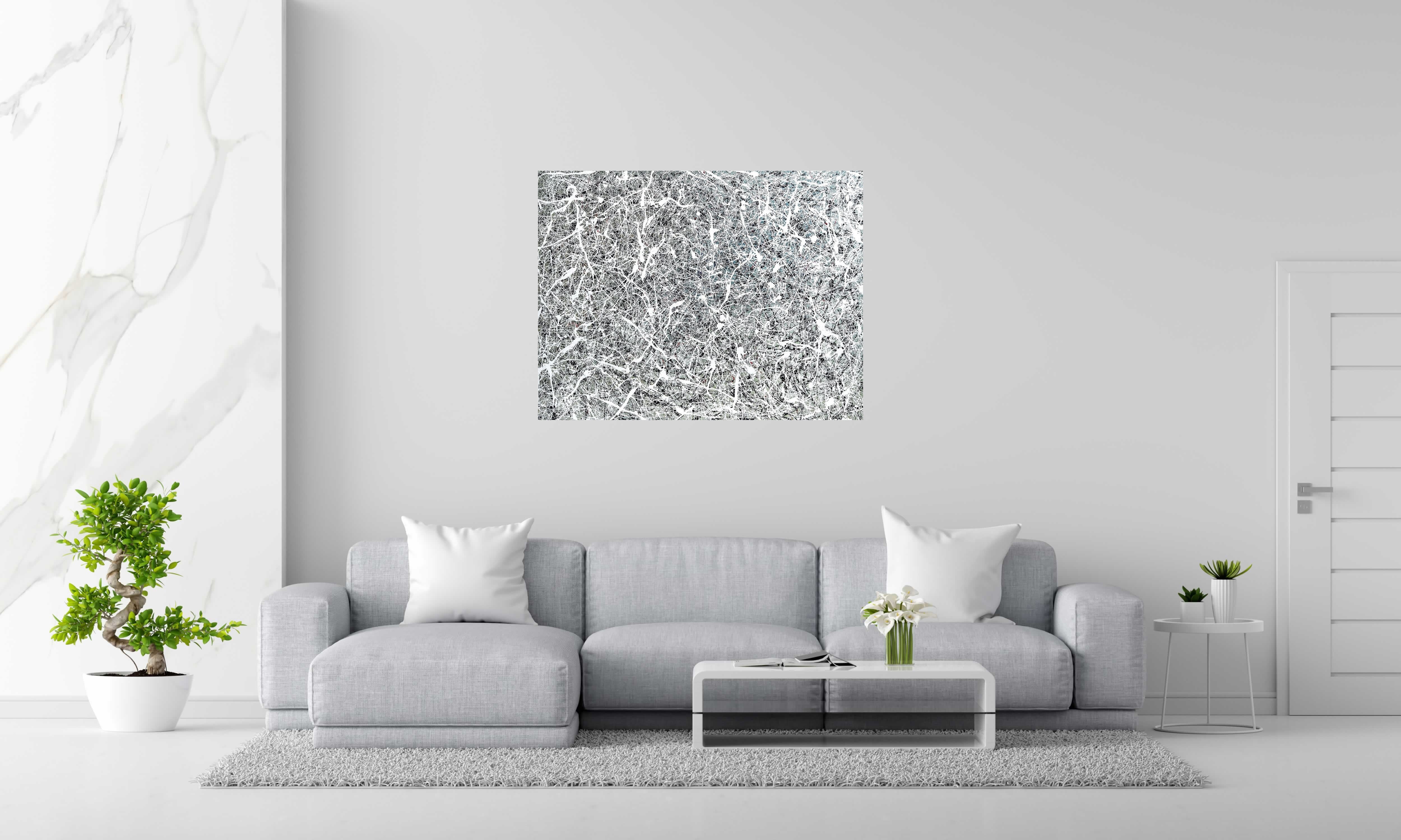 Peinture NORTH 5 de NASH dans un intérieur – 89 × 116 cm