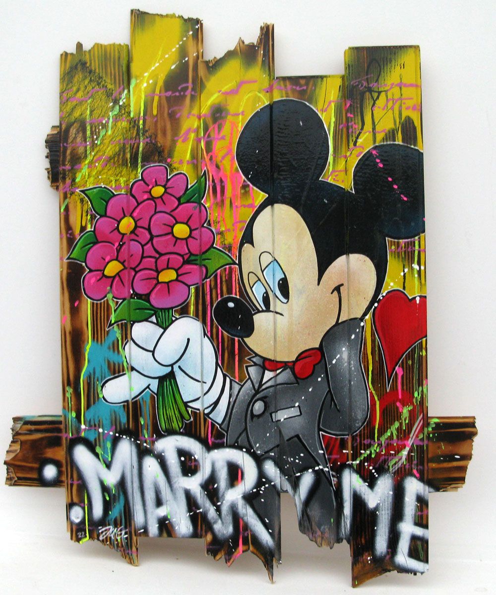 Peinture moyen format MARRY ME – JUG – 50 × 80 cm