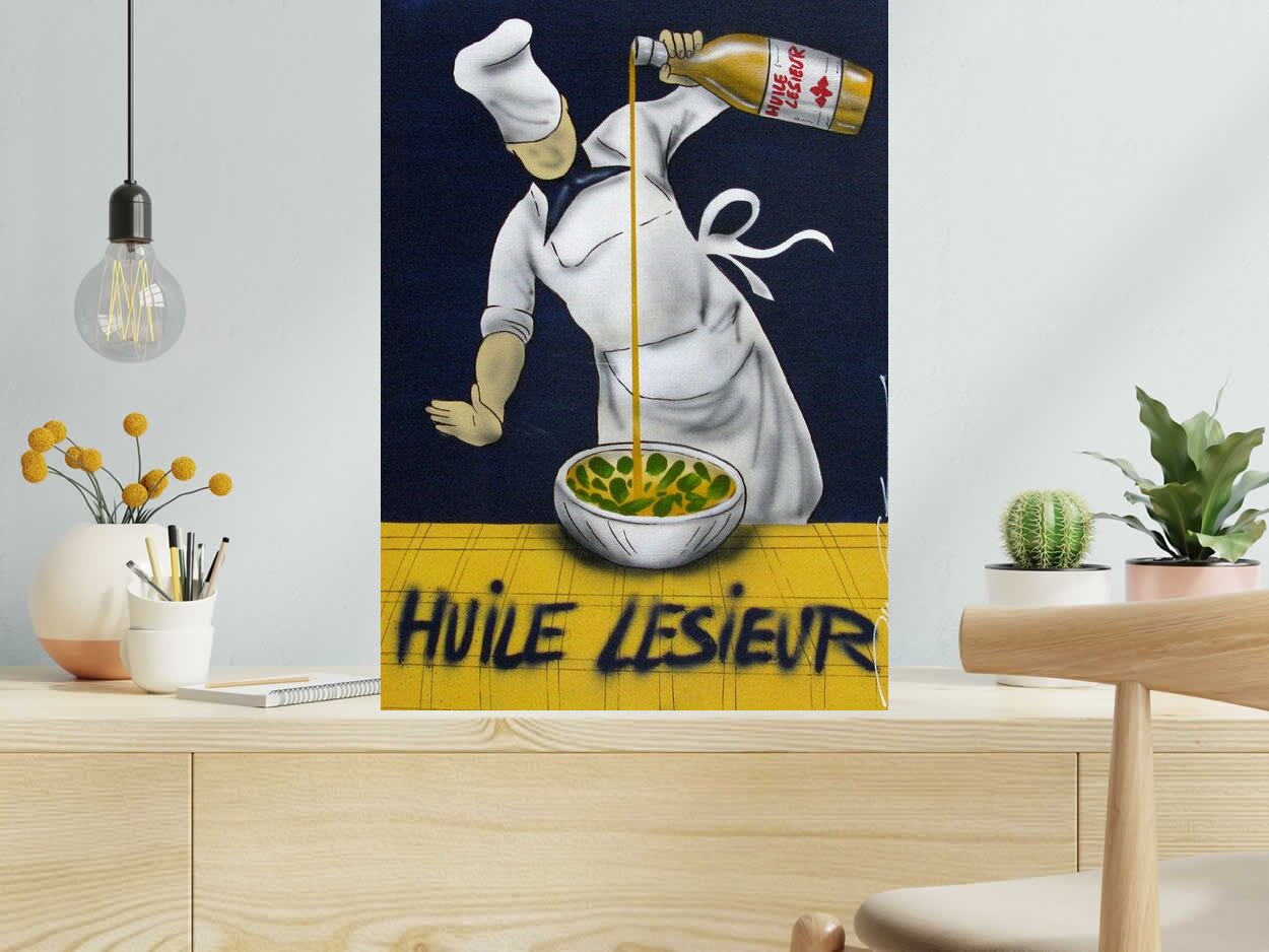 Peinture The Oil de JUG dans un intérieur – 50 × 70 cm