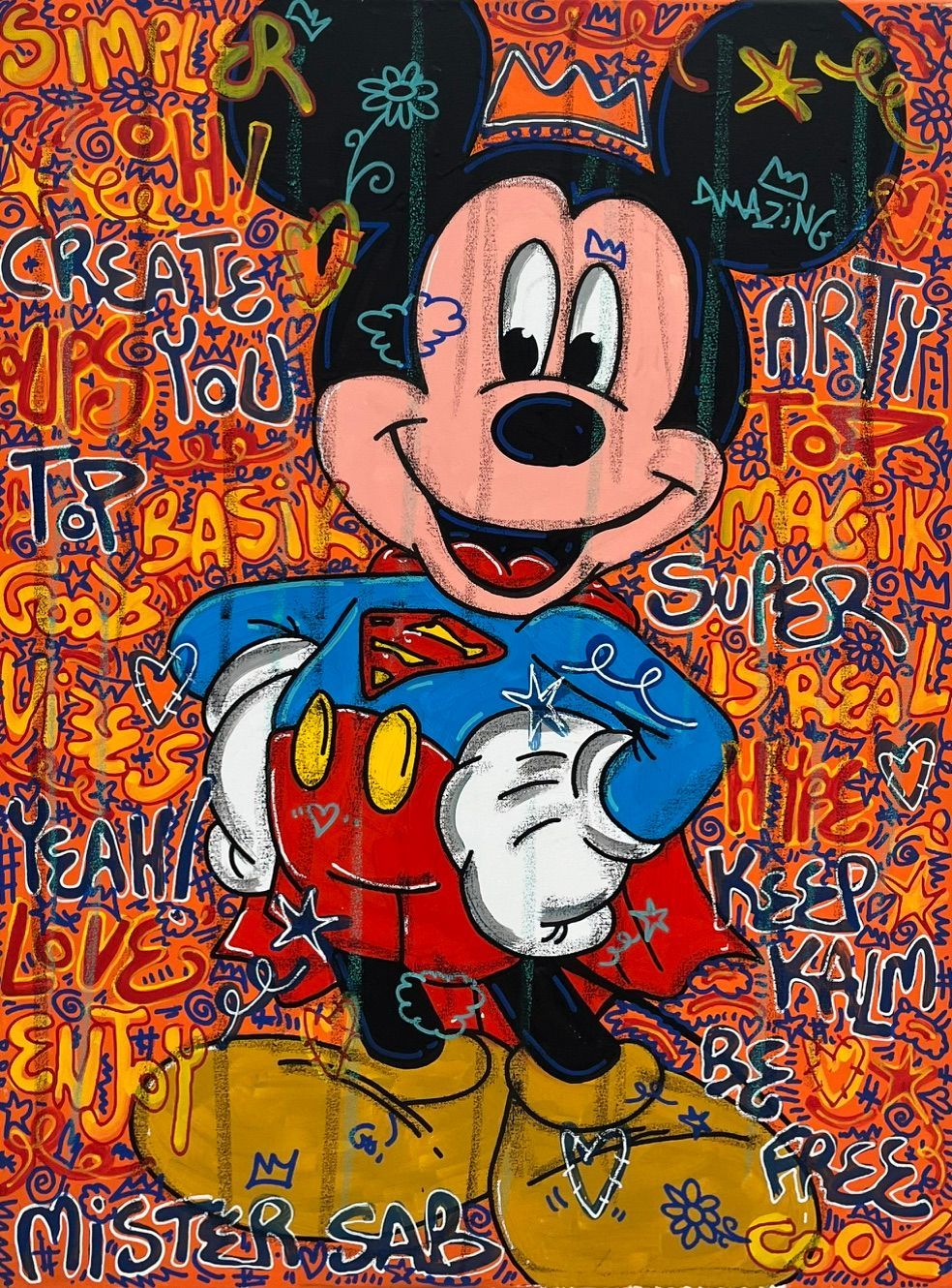 Peinture moyen format Create You – RICO SAB – 60 × 80 cm