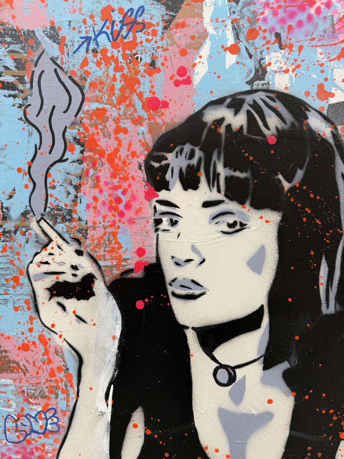 Peinture Icon de SARA CHELOU dans un intérieur – 60 × 81 cm
