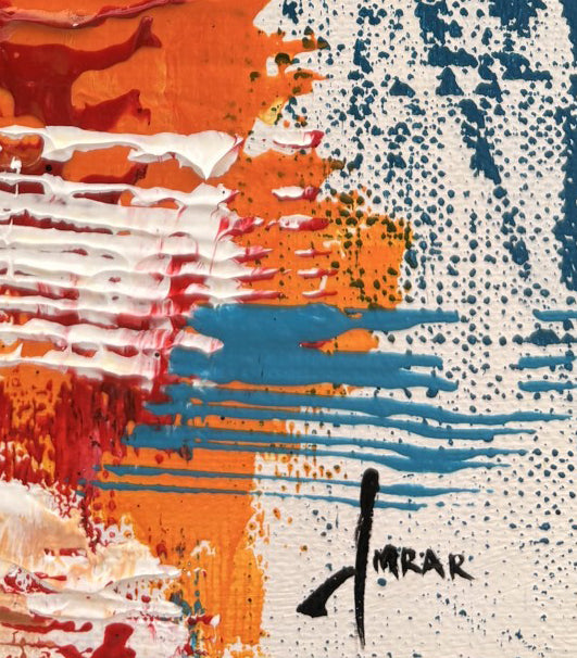 Peinture Minimalisme de FARID AMRAR dans un intérieur – 40 × 60 cm
