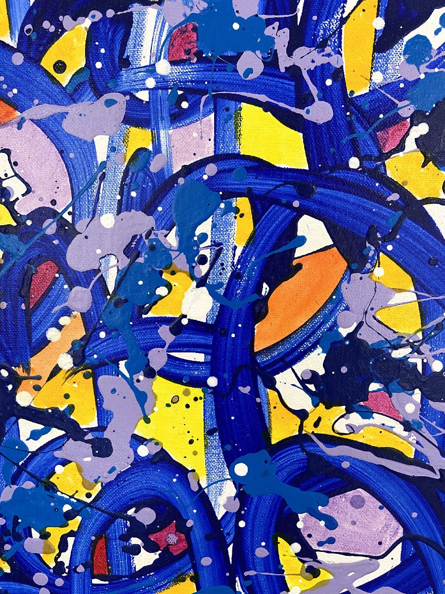 Tableau de STEPHANE RIME a pour titre  noname n°E31 style abstrait dim : STEPHANE RIMEprix:300