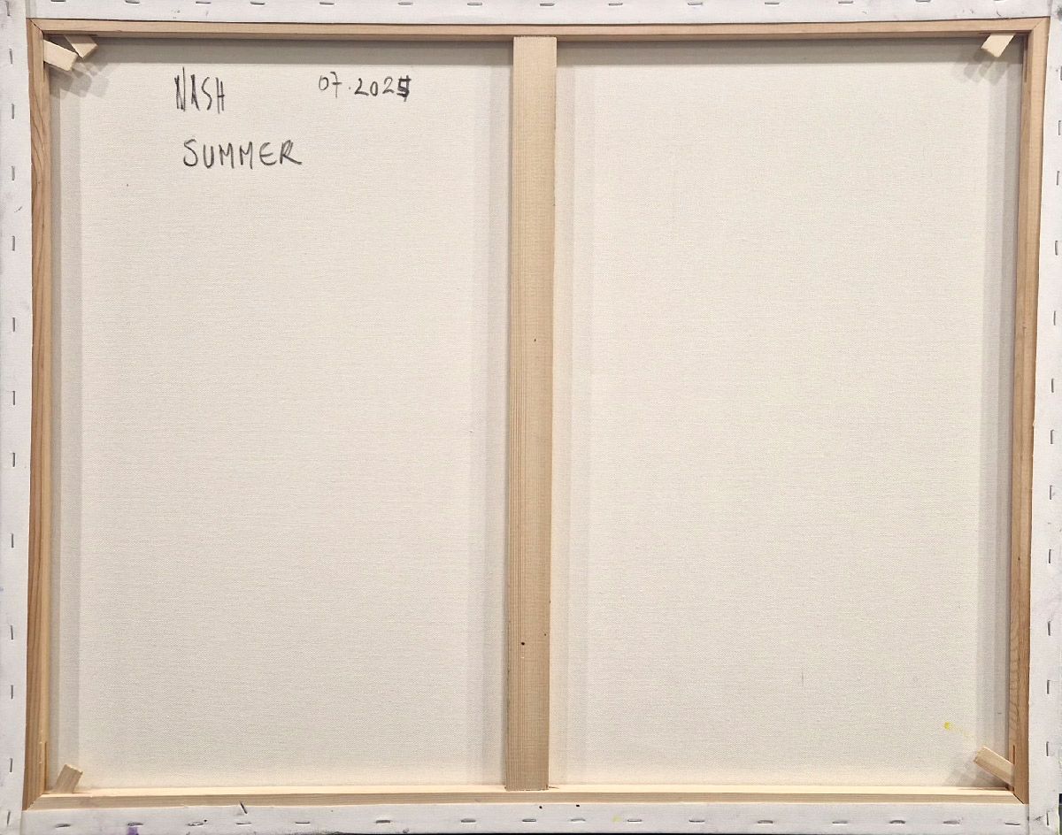 Tableau de NASH a pour titre  Summer style abstrait dim : NASHprix:700