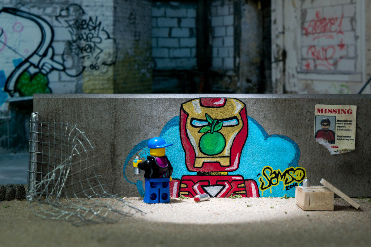 Photographie graphique petit format GRAFFMAN – SAMSOFY – 36 × 24 cm