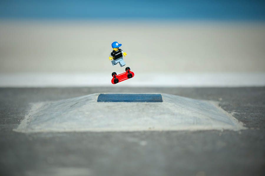 Photographie graphique petit format SKATER – SAMSOFY – 24 × 36 cm