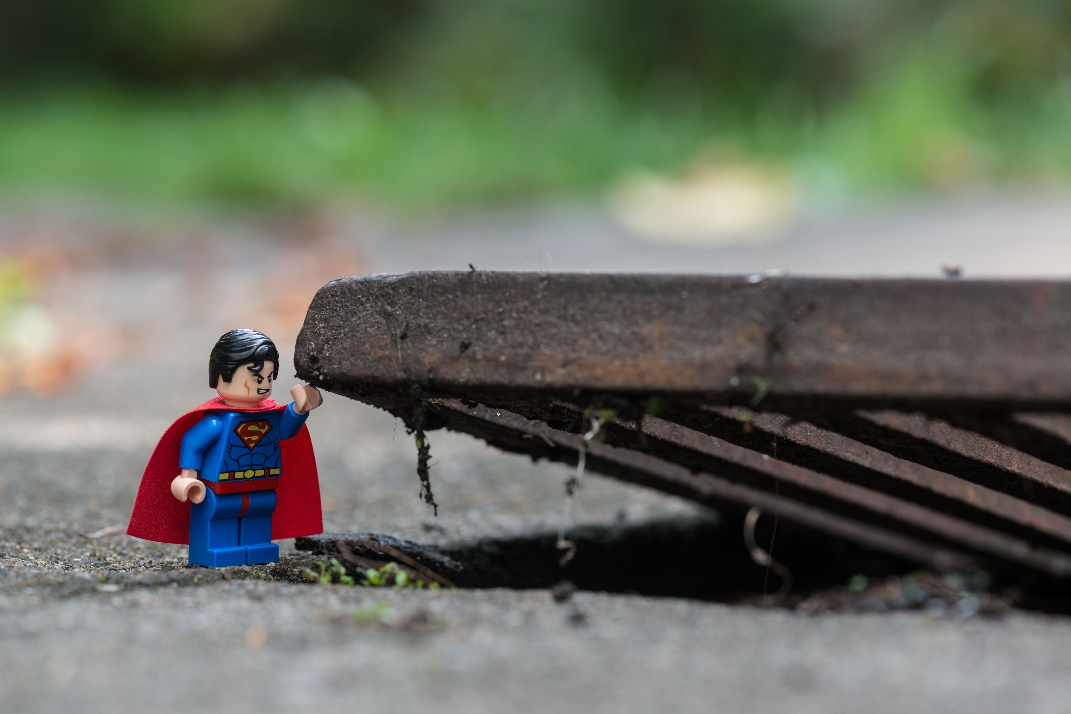Photographie graphique petit format SUPERMAN – SAMSOFY – 36 × 24 cm