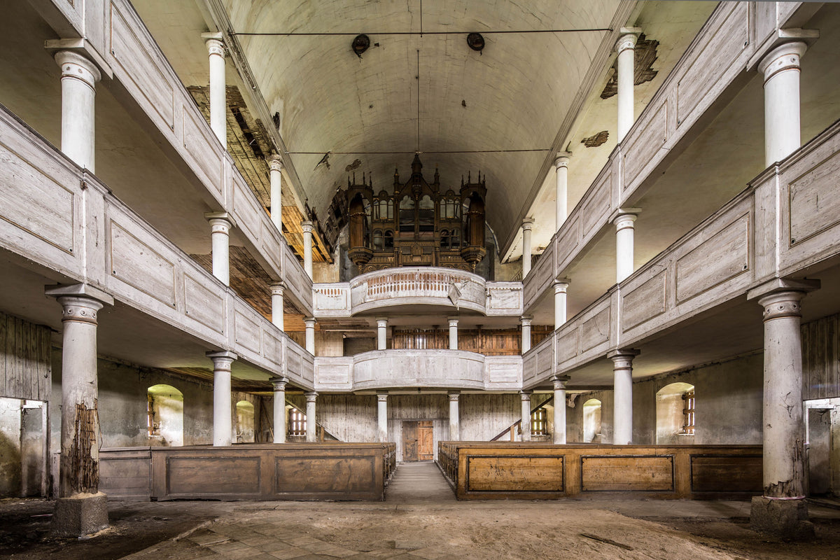 Photographie petit format L'exode – CHRISTIAN BRUNEAU – 36 × 2 cm