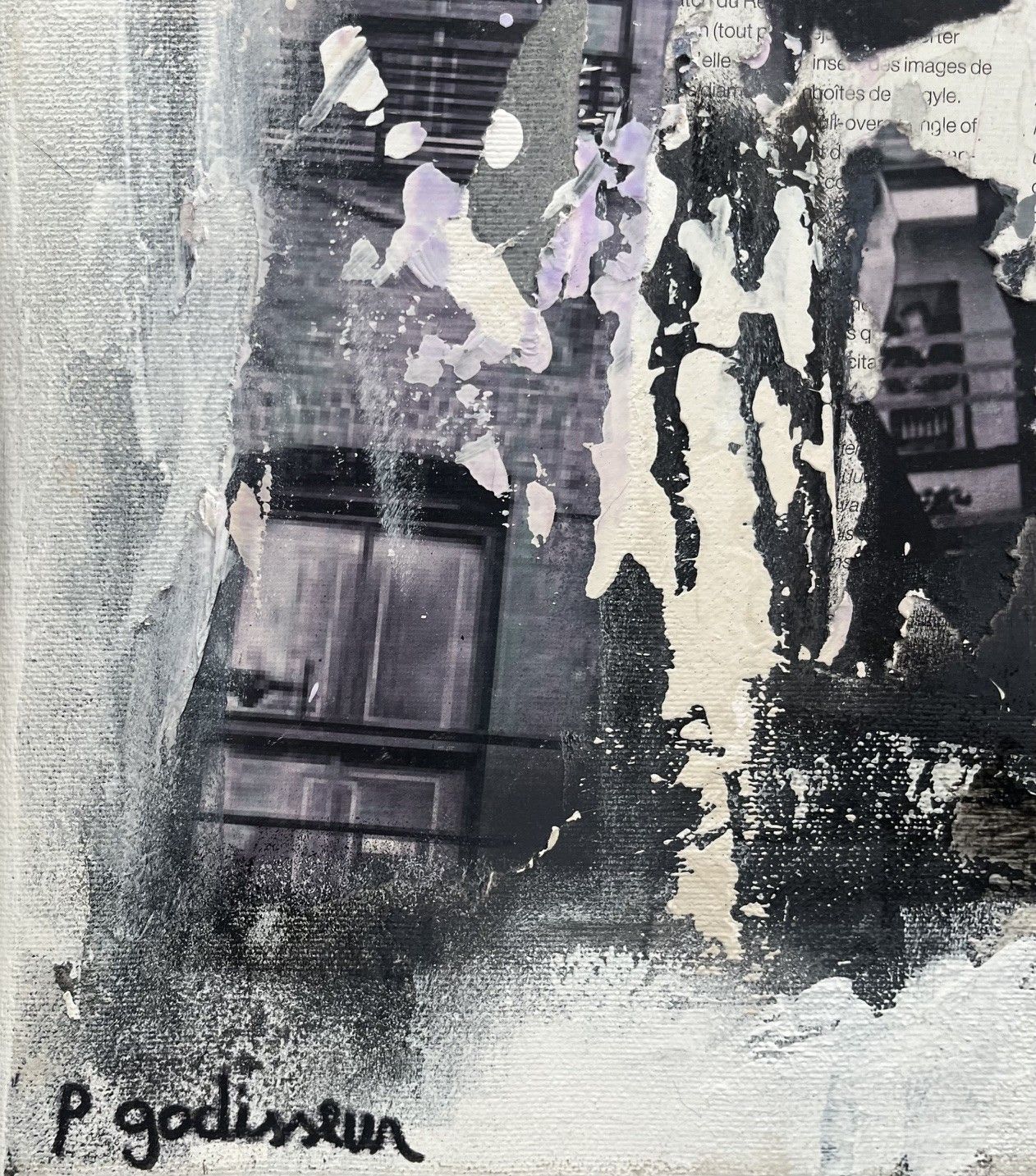 Tableau de PATRICIA GADISSEUR a pour titre  Plays Himself style graffiti, street pop art dim : PATRICIA GADISSEURprix:800