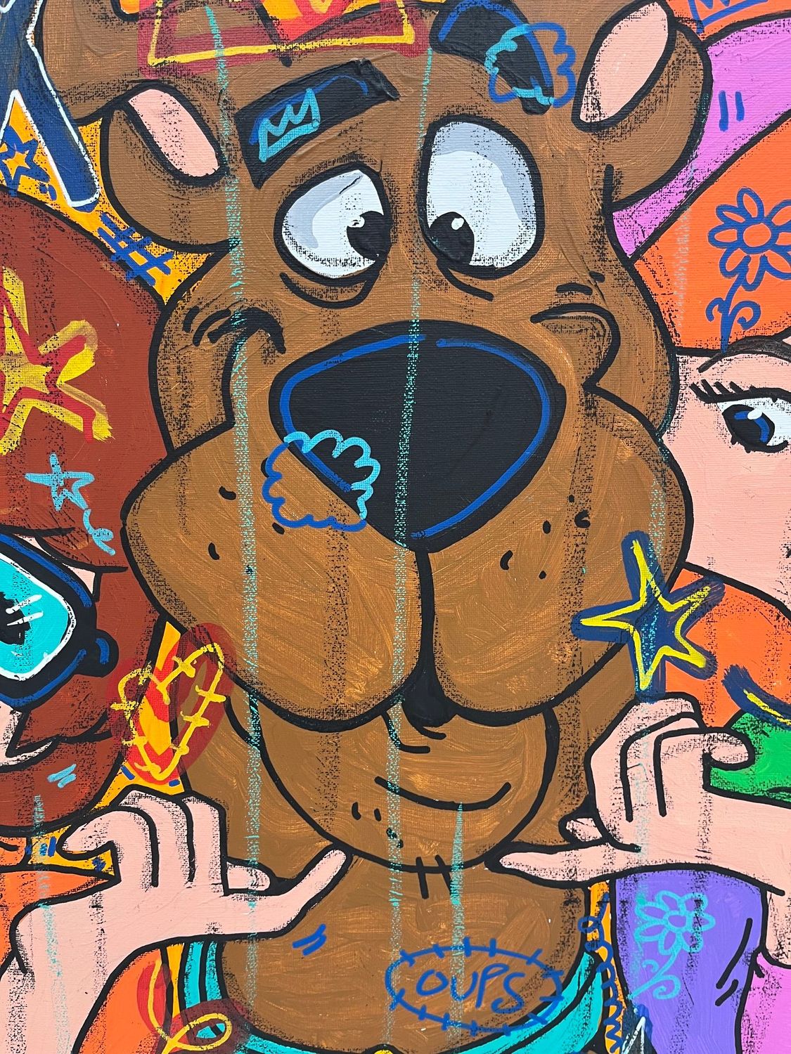 Tableau de RICO SAB a pour titre  Relax style street pop art dim : RICO SABprix:450