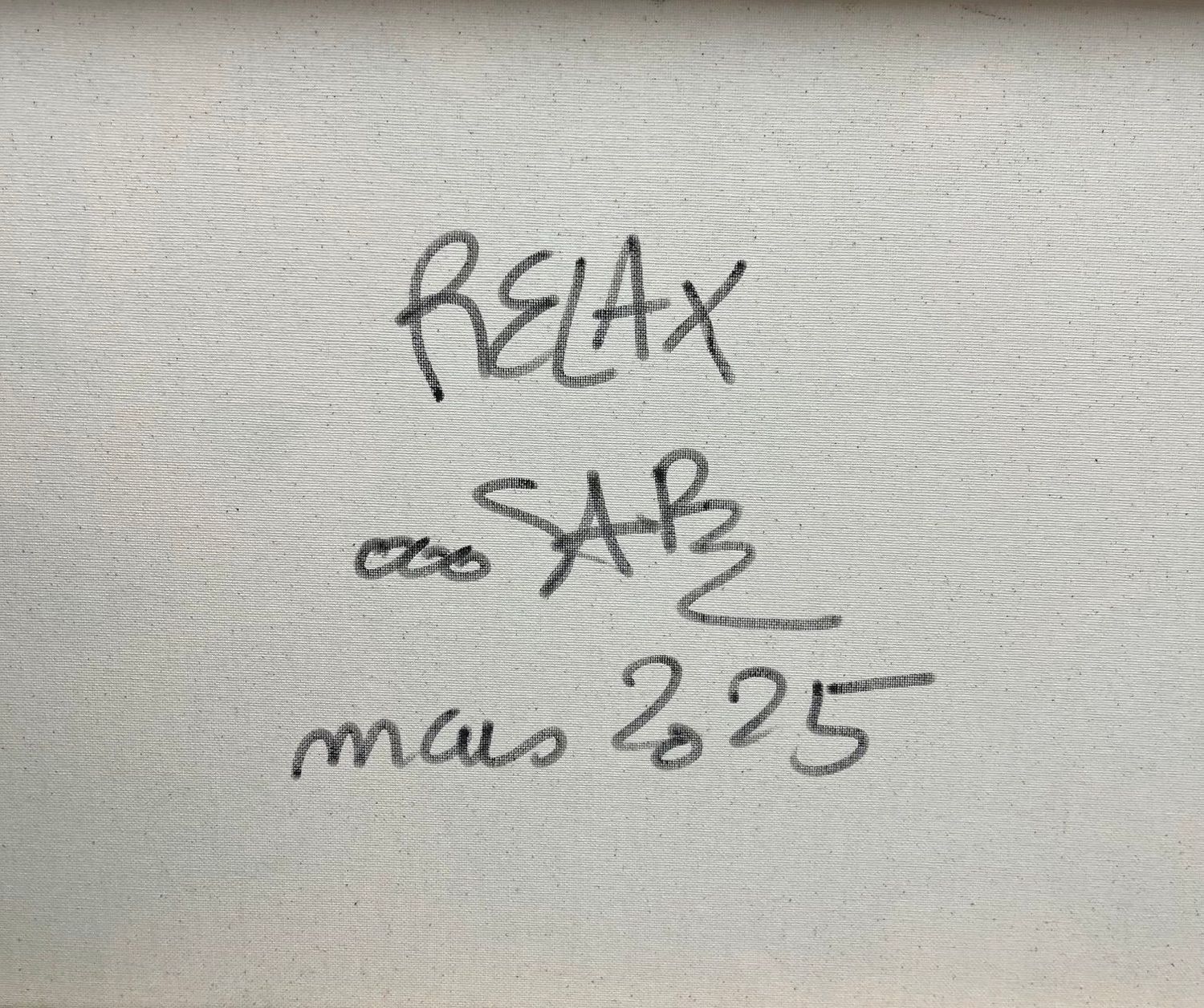 Tableau de RICO SAB a pour titre  Relax style street pop art dim : RICO SABprix:450