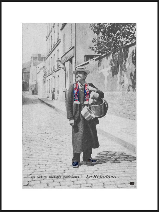Editions d'art de SHUZ a pour titre  PSG Le rétameur style figuratif dim : SHUZprix:40