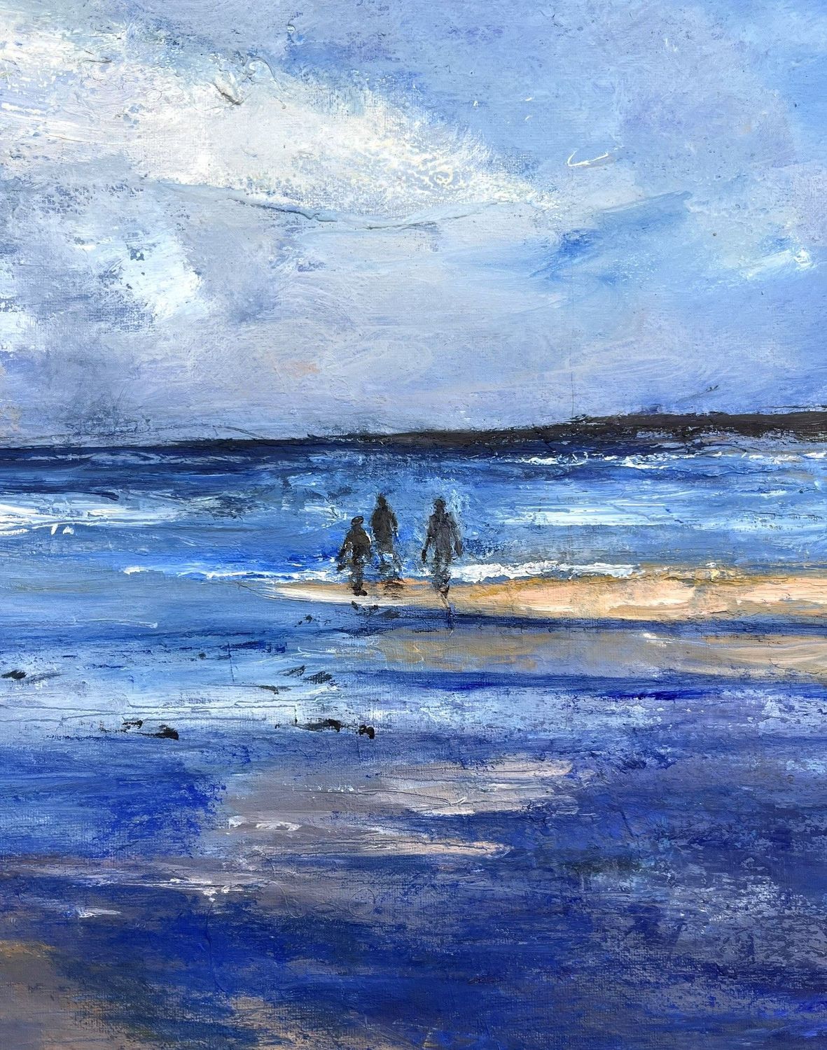 Tableau de PASCALE JACQUEMOND a pour titre  Sans-titre style abstrait dim : PASCALE JACQUEMONDprix:220