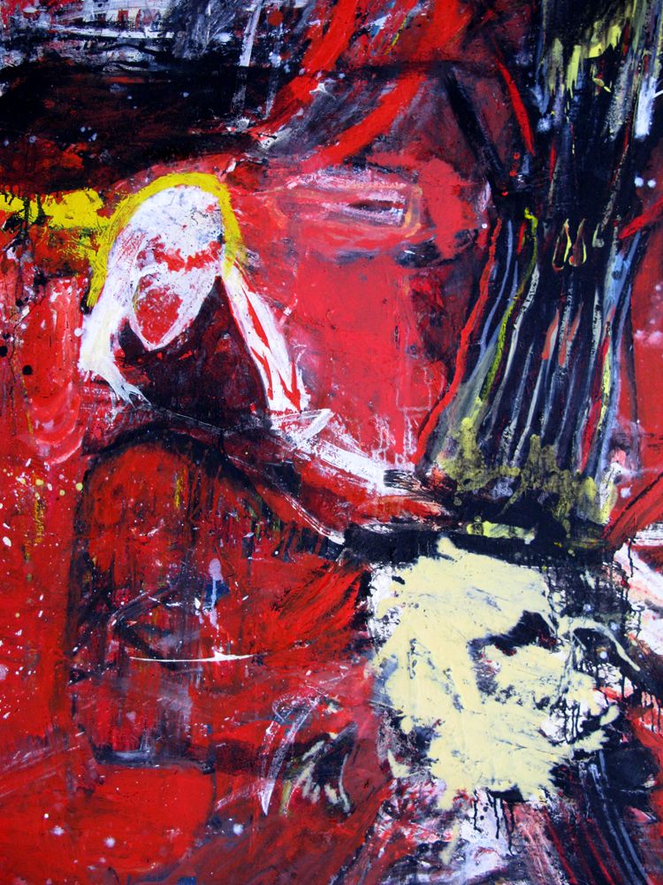 Tableau de RINGER HERVE a pour titre  SANS TITRE style abstrait dim : RINGER HERVEprix:1600
