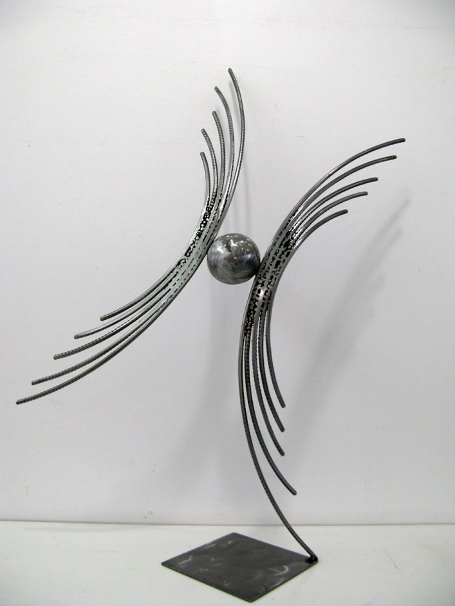 Sculpture graphique moyen format PULSAR 4 – SERGE GUARNIERI – 70 × 53 cm