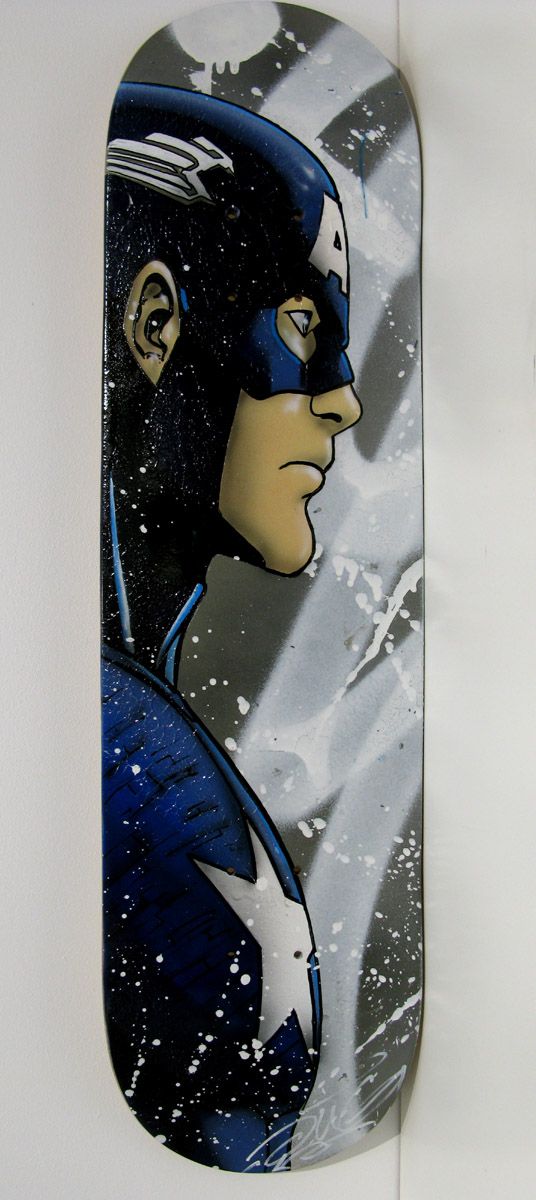 Sculpture moyen format Skate The Captain – JUG – 20 × 80 cm