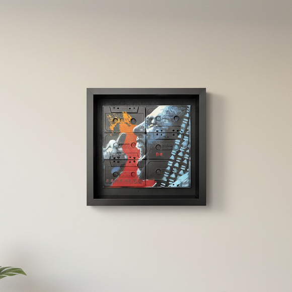 Sculpture Zack - Rage Against the Machine de MR MELODY dans un intérieur – 27 × 27 cm