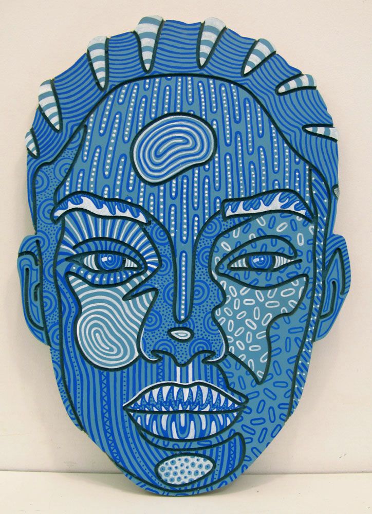 Sculpture petit format bleu et orange Nuance 17 – JACK JACQUOT – 33 × 48 cm
