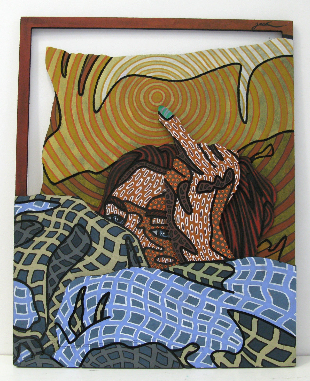 Sculpture petit format Fuck – JACK JACQUOT – 5 × 44 cm