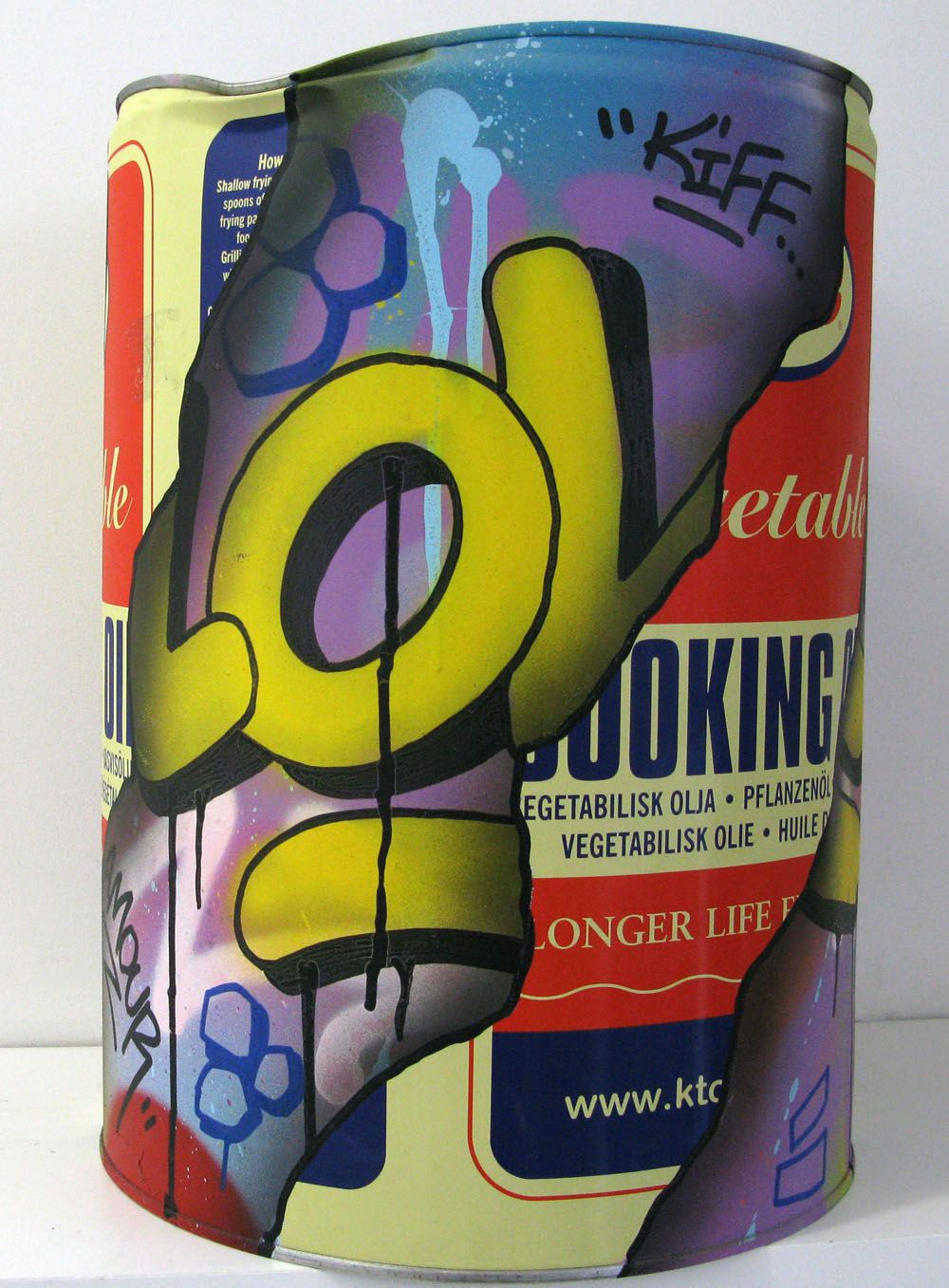 Sculpture street art petit format LOVE IT – KENY – 39 × 28 cm